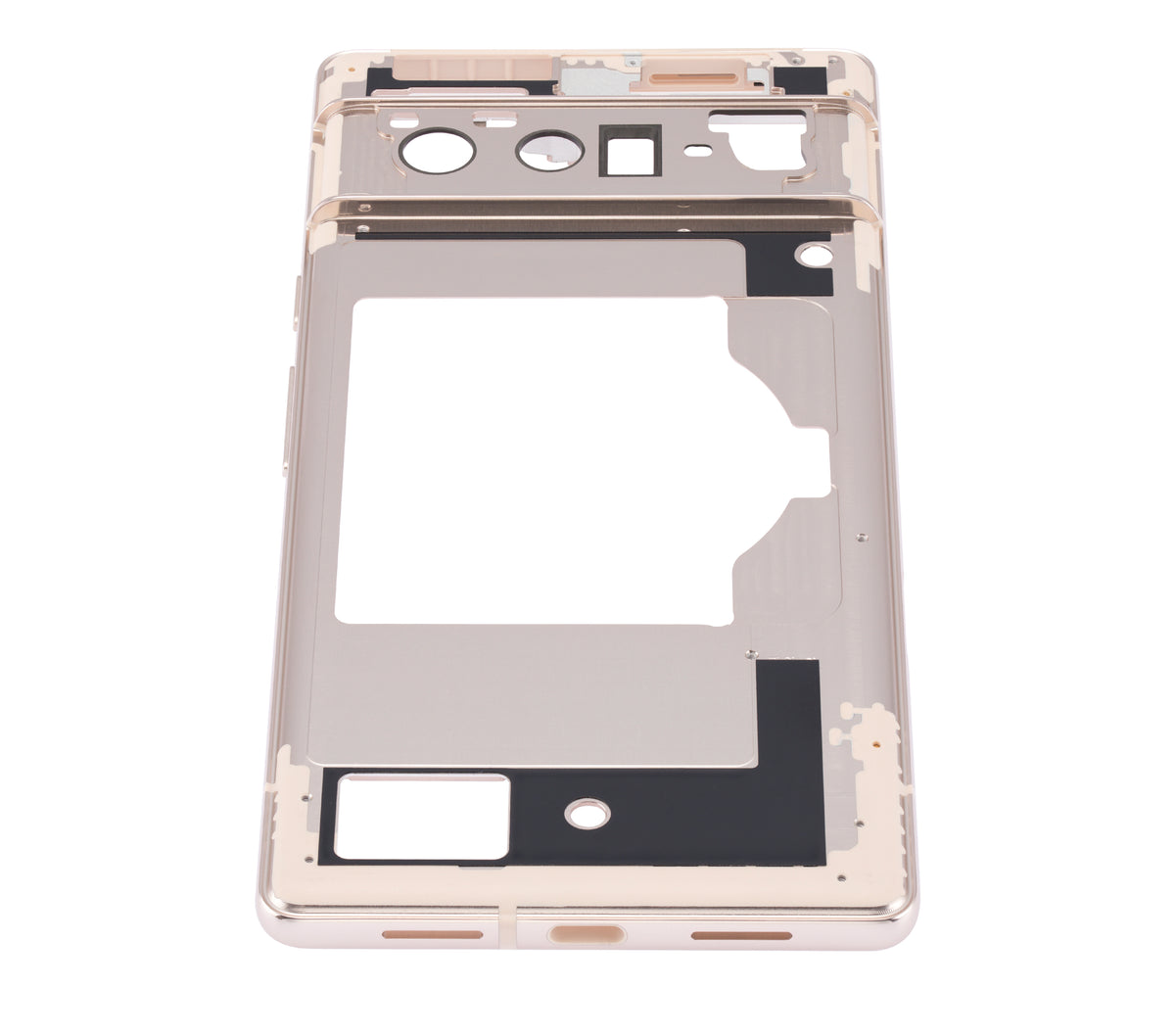 Mid-Frame Housing For Google Pixel 6 Pro (Sorta Sunny) - phone repair part close-up
