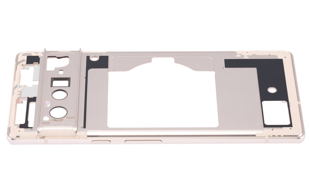Mid-Frame Housing For Google Pixel 6 Pro (Sorta Sunny) - replacement part additional angle
