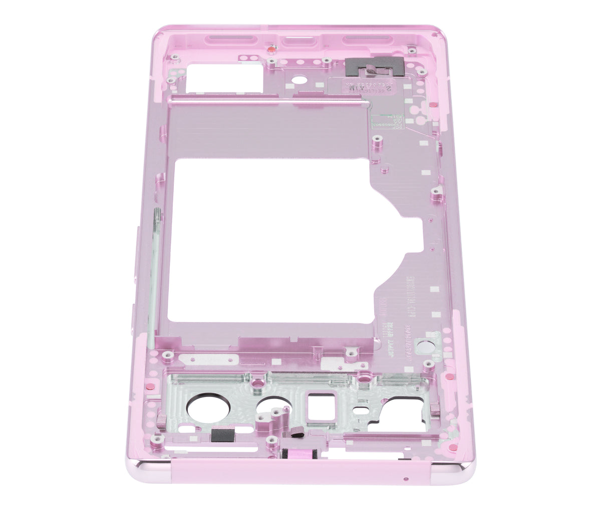 Mid-Frame Housing For Google Pixel 6 Pro (Rose Quartz) - phone repair part close-up