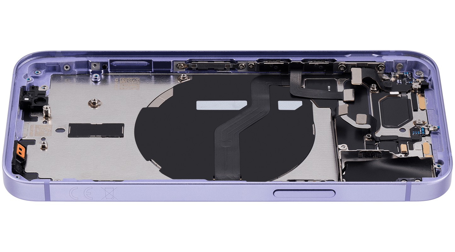 Back Housing W/ Small Parts For iPhone 12 Mini (EU / Global Version) (Used OEM Pull: Grade C) (Purple)