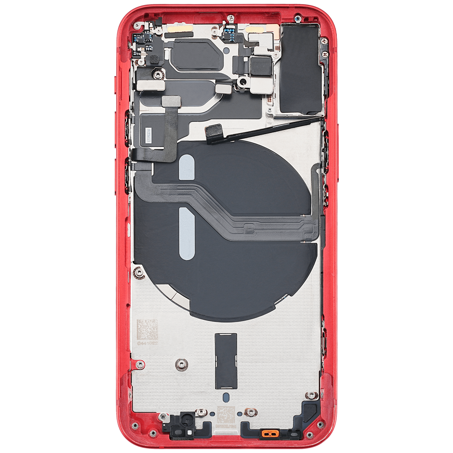 Back Housing W/ Small Parts For iPhone 12 Mini (EU / Global Version) (Used OEM Pull: Grade C) (Red)