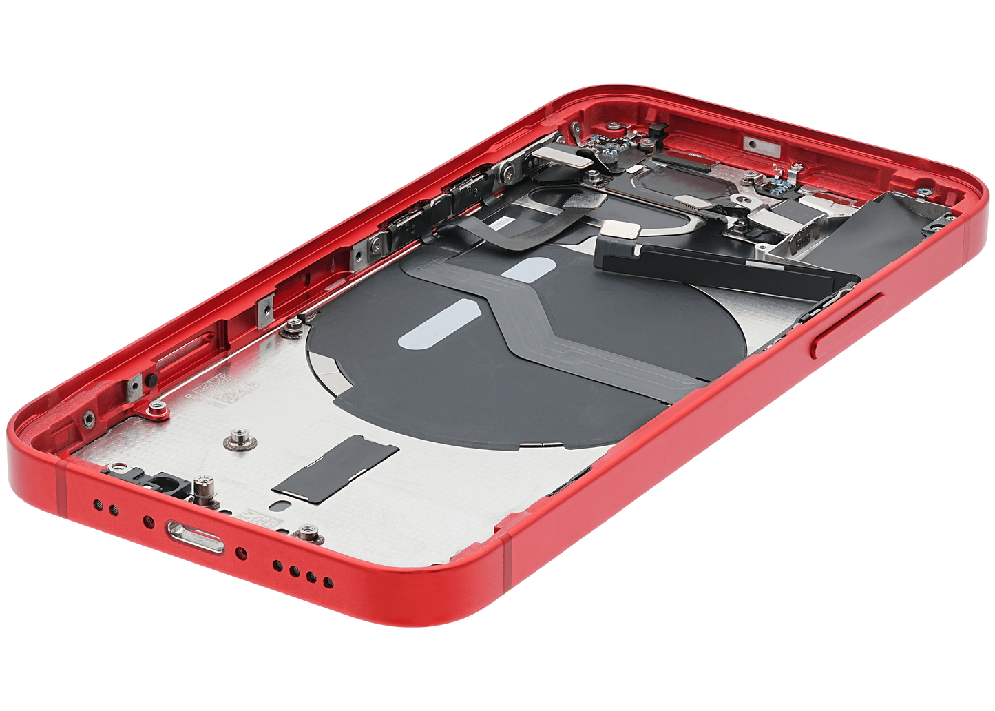 Back Housing W/ Small Parts For iPhone 12 Mini (EU / Global Version) (Used OEM Pull: Grade C) (Red)