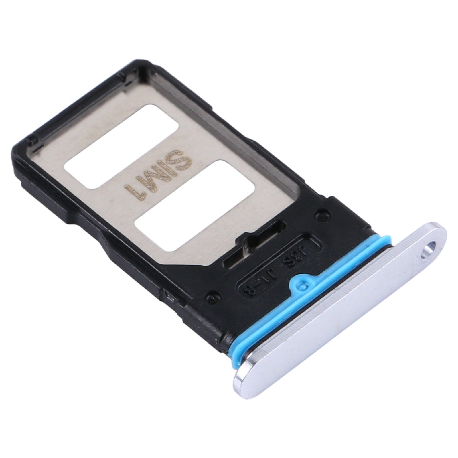Dual Sim Card Tray For Xiaomi Mi 10T Pro 5G / Mi 10T 5G / K30S (Lunar Silver) - repair component detail image SKU 107082104922 - image 2