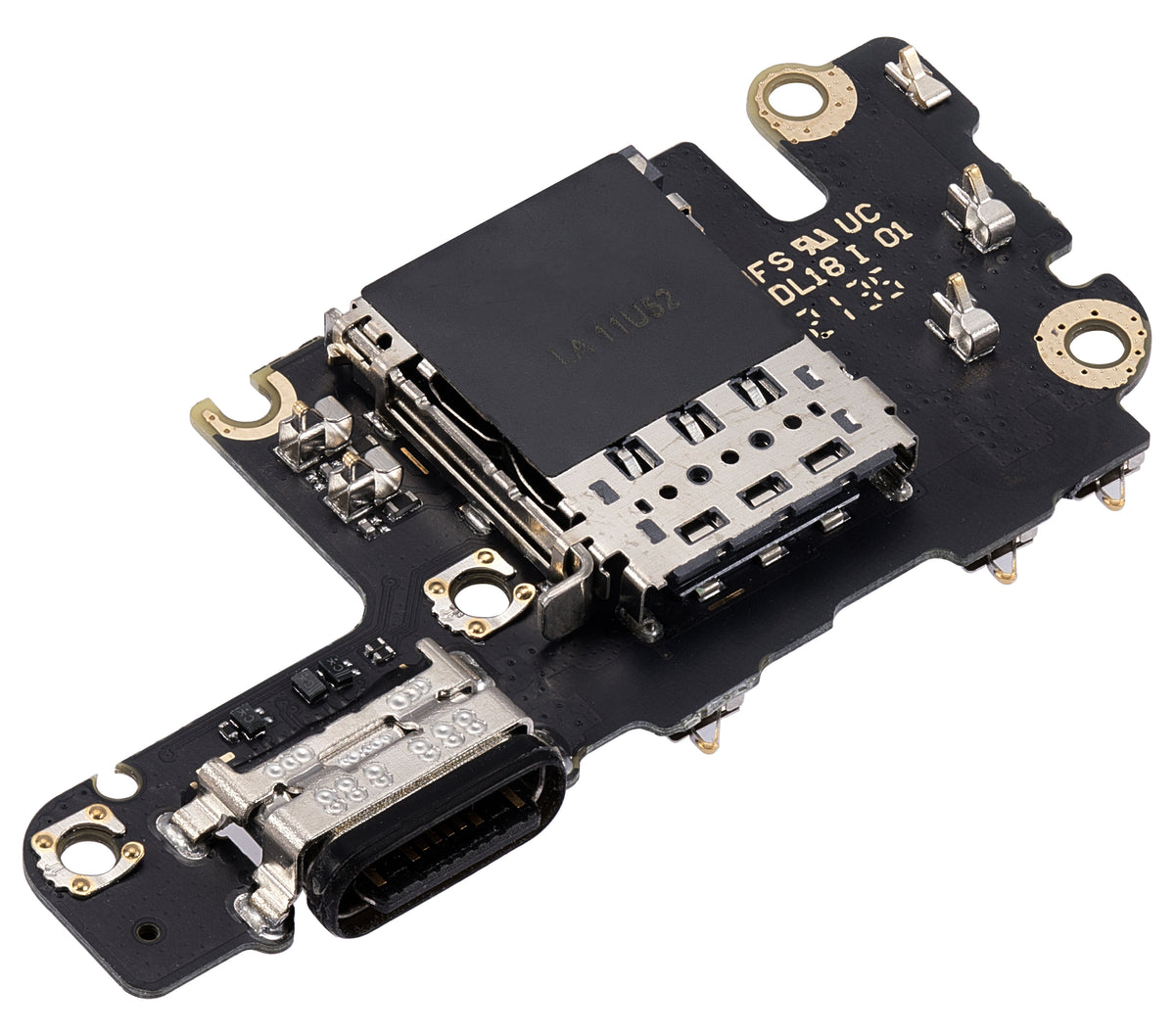 Charging Port Board With Sim Card Reader For Xiaomi Mi 10T Pro (Aftermarket Plus) - mobile repair replacement component SKU 107082104923 - image 4