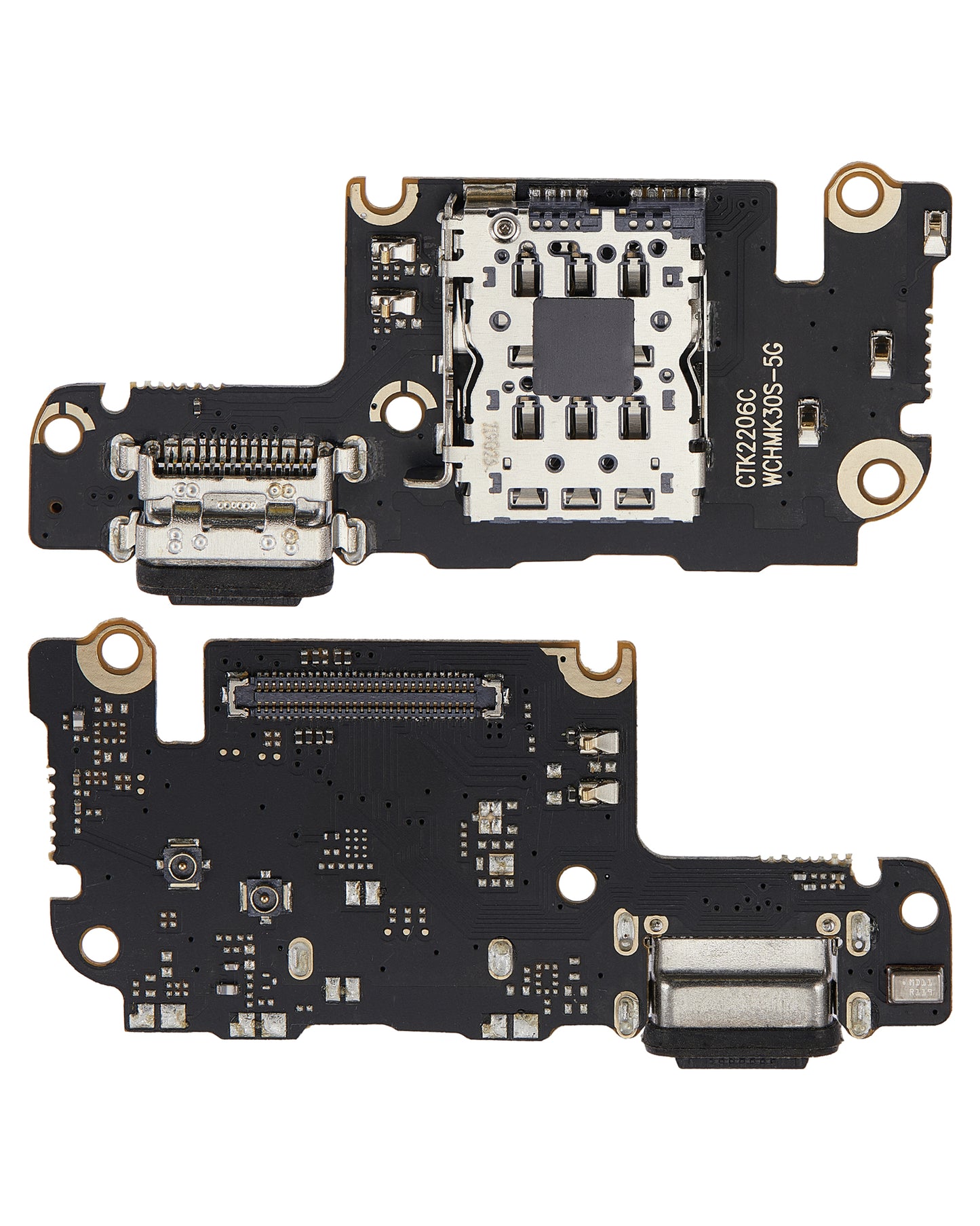 Charging Port Board With Sim Card Reader For Xiaomi Redmi K30S / Mi 10T / Mi 10T Pro 5G (Aftermarket) - repair component detail image SKU 107082104924 - image 2