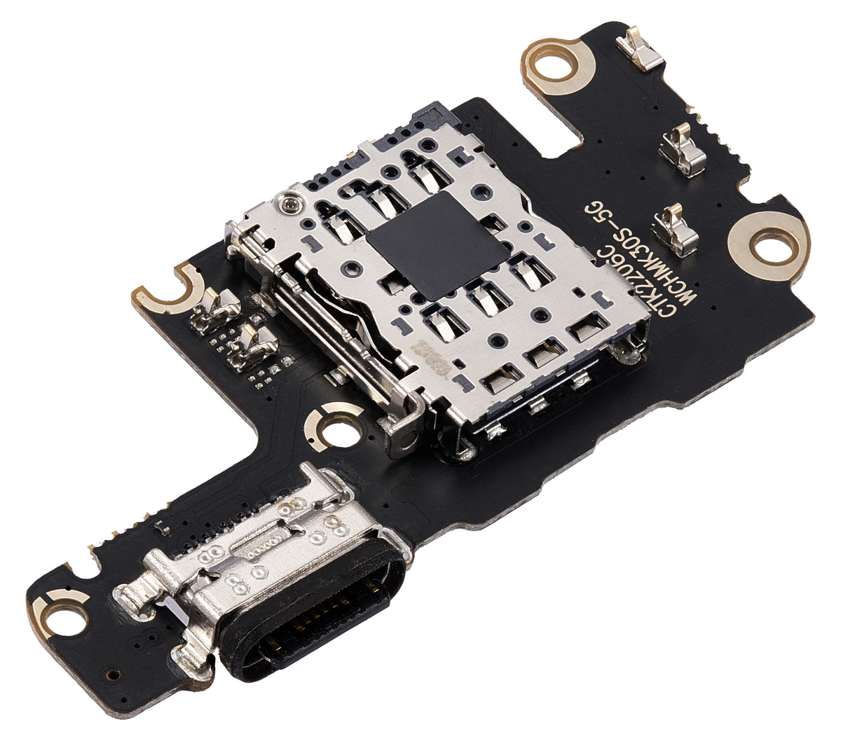 Charging Port Board With Sim Card Reader For Xiaomi Redmi K30S / Mi 10T / Mi 10T Pro 5G (Aftermarket) - mobile repair replacement component SKU 107082104924 - image 4