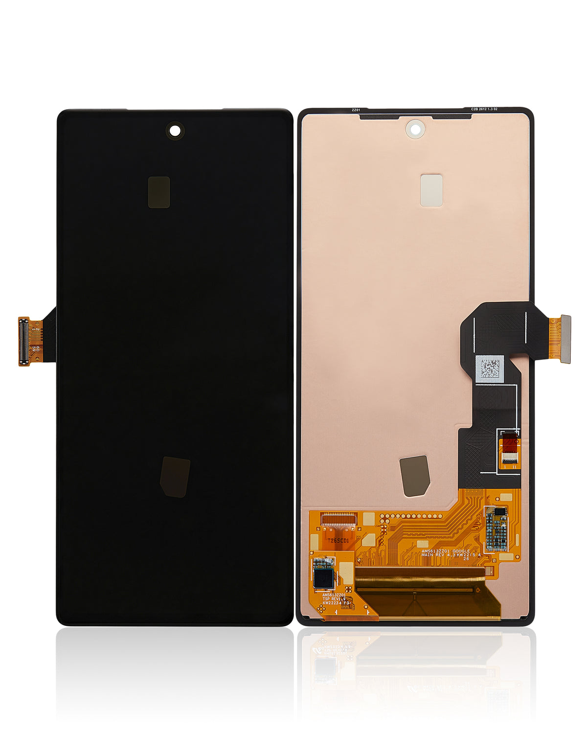 OLED Assembly Without Frame (Without Fingerprint Sensor) For Google Pixel 6A (Refurbished) (All Colors) - replacement part secondary detail