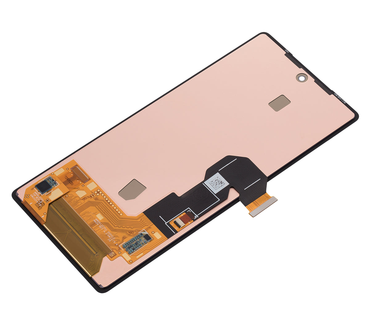 OLED Assembly Without Frame (Without Fingerprint Sensor) For Google Pixel 6A (Refurbished) (All Colors) - replacement part additional angle