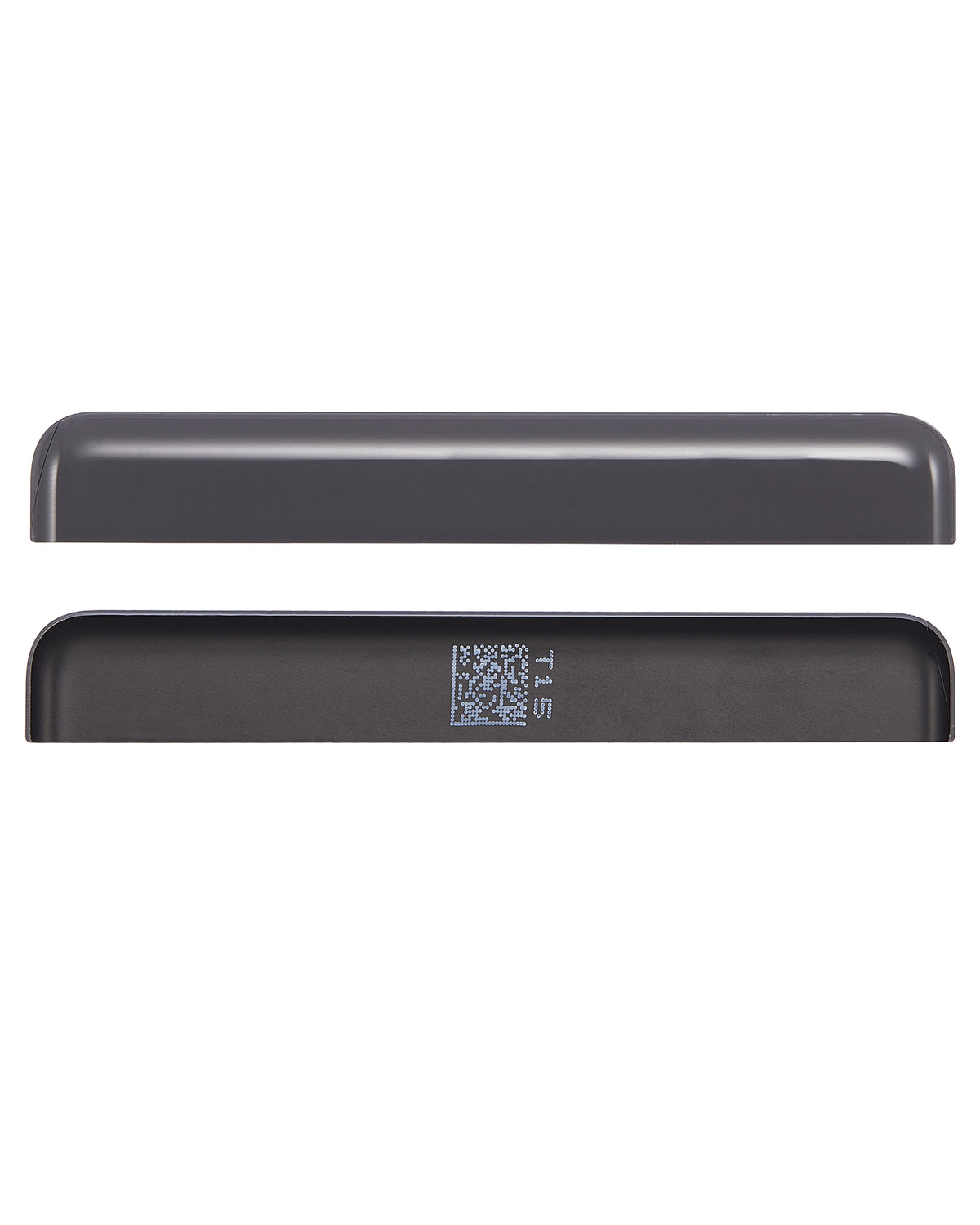 Top Back cover Glass Plastic Panel For Google Pixel 6A (Charcoal) - repair component alternate view