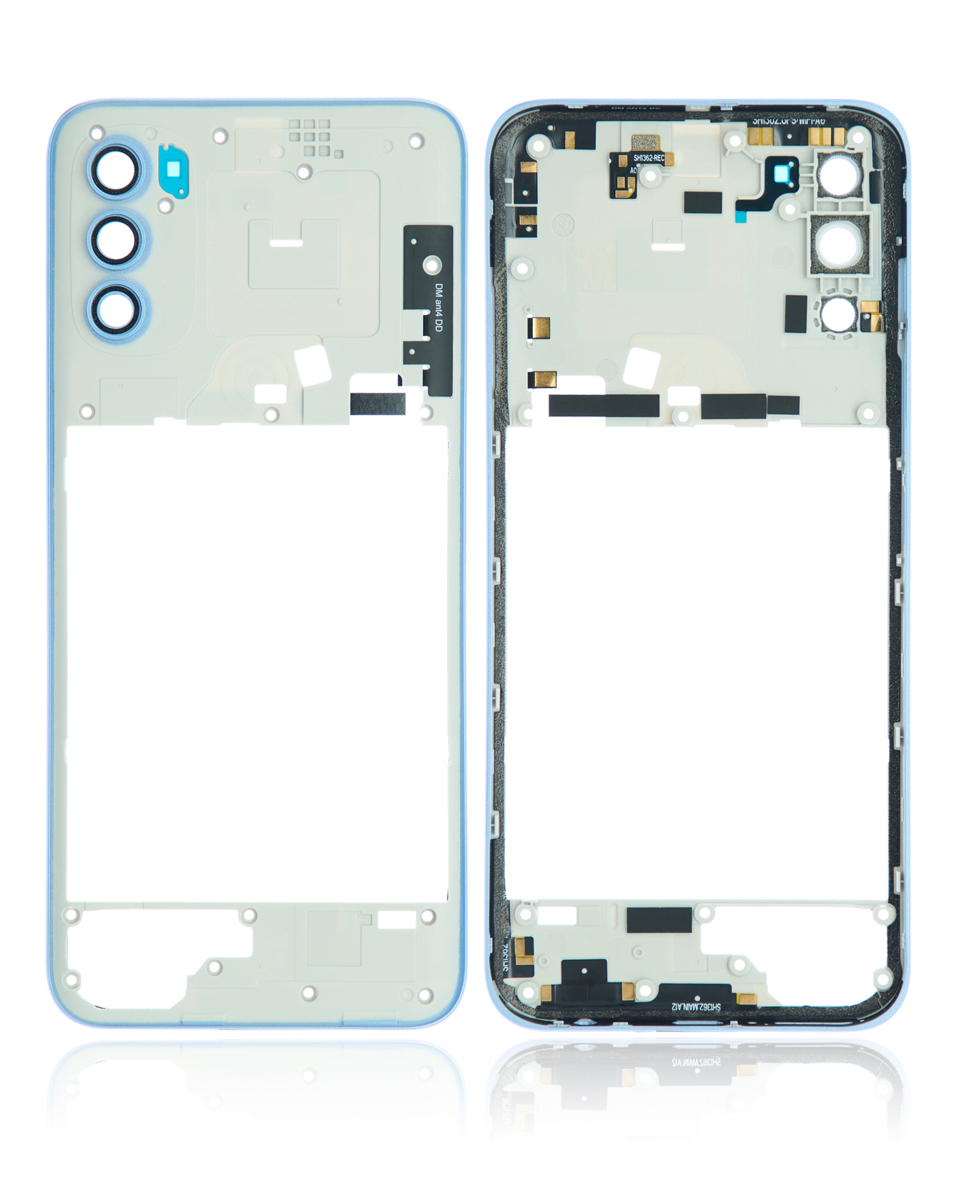 Mid-Frame Housing For Motorola Moto G71 5G (XT2169 / 2022) (Arctic Blue) replacement part SKU 107082107929 image 6