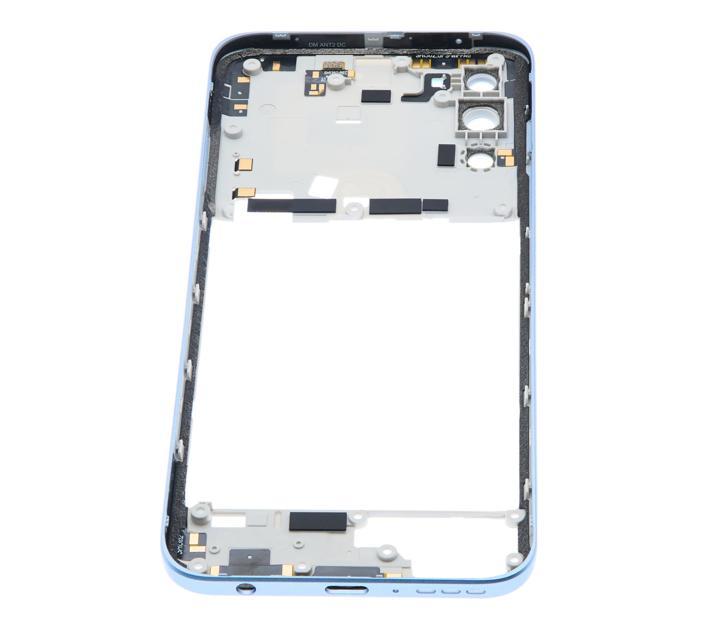 Mid-Frame Housing For Motorola Moto G71 5G (XT2169 / 2022) (Arctic Blue) replacement part SKU 107082107929 image 4