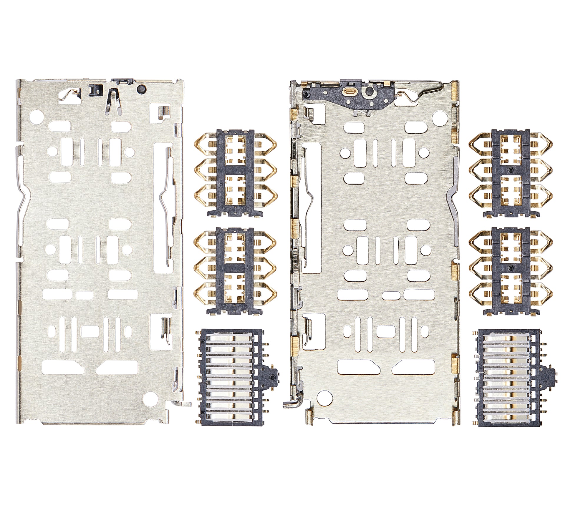 Sim Card Reader For Motorola Moto G22 (XT2231 / 2022) / TCL 30 SE (4 Piece Set) replacement part SKU 107082110824 image 2