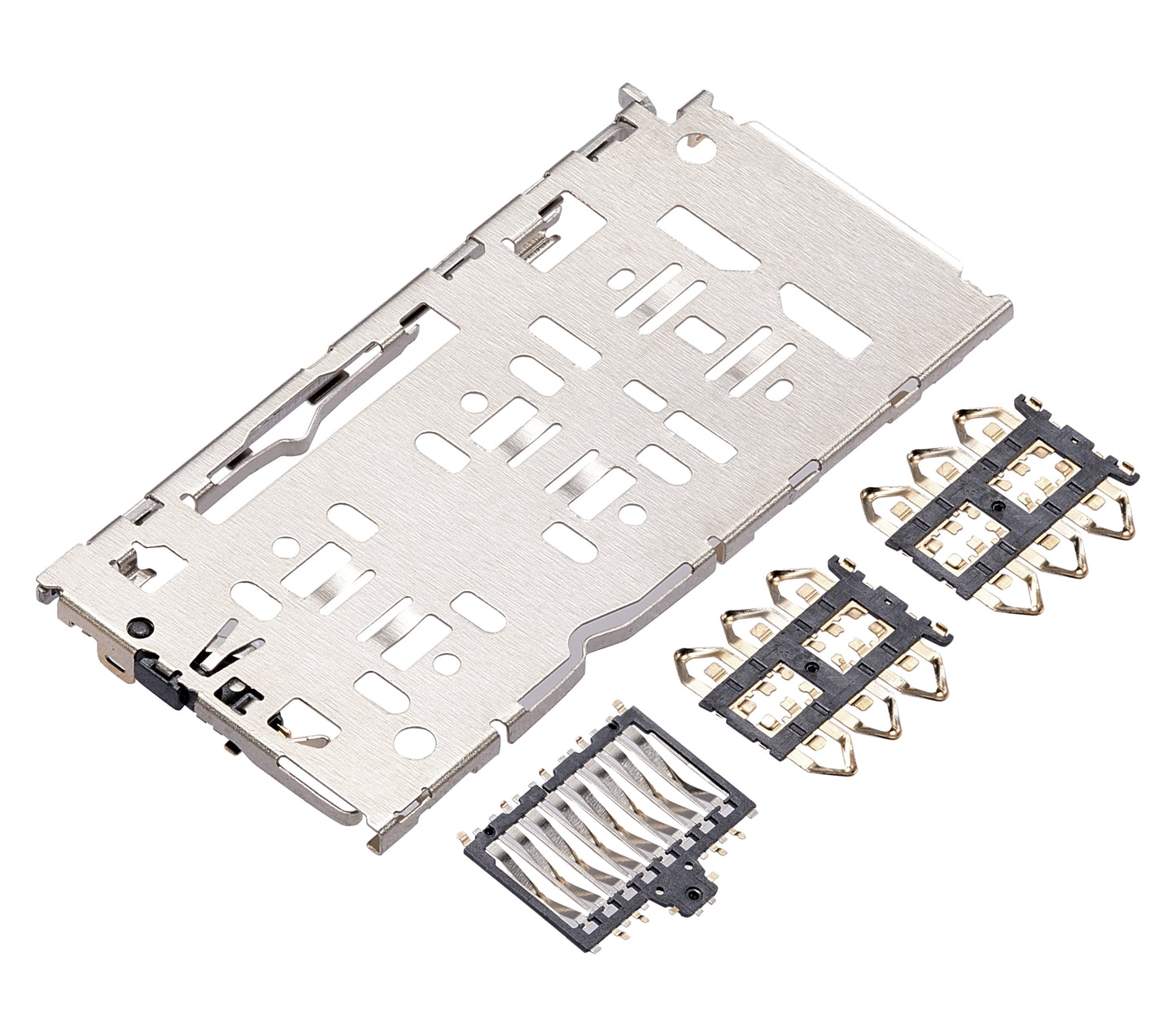 Sim Card Reader For Motorola Moto G22 (XT2231 / 2022) / TCL 30 SE (4 Piece Set) replacement part SKU 107082110824 image 4
