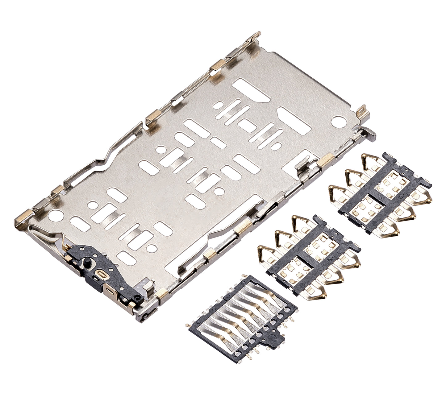 Sim Card Reader For Motorola Moto G22 (XT2231 / 2022) / TCL 30 SE (4 Piece Set) replacement part SKU 107082110824 image 5
