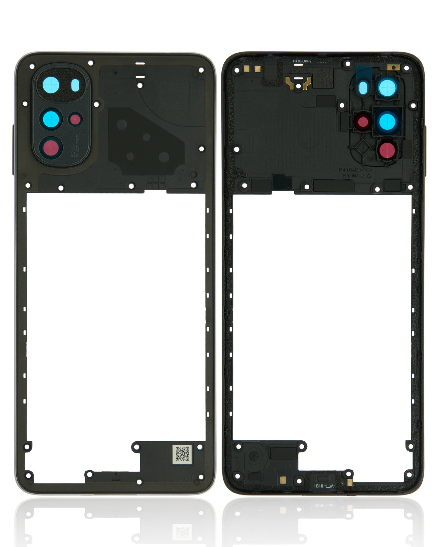 Mid-Frame Housing For Motorola Moto G22 (XT2231 / 2022) (Cosmic Black) replacement part SKU 107082110830 image 7