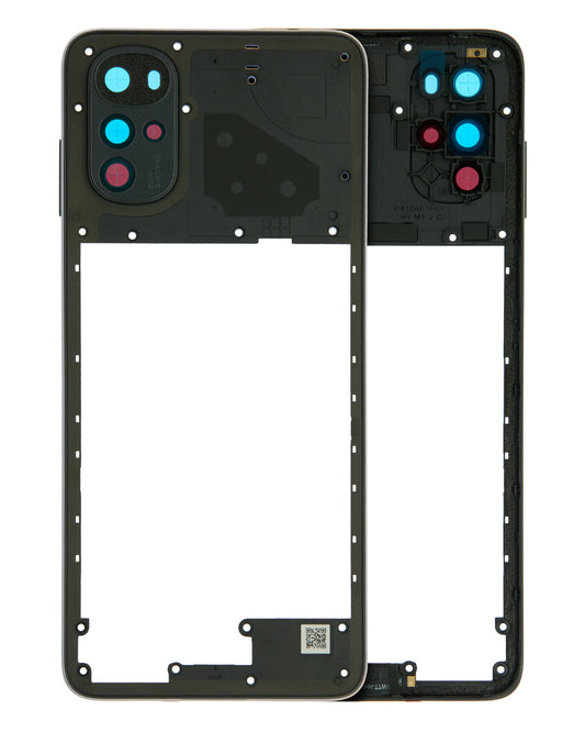 Mid-Frame Housing For Motorola Moto G22 (XT2231 / 2022) (Cosmic Black) replacement part SKU 107082110830 image 1