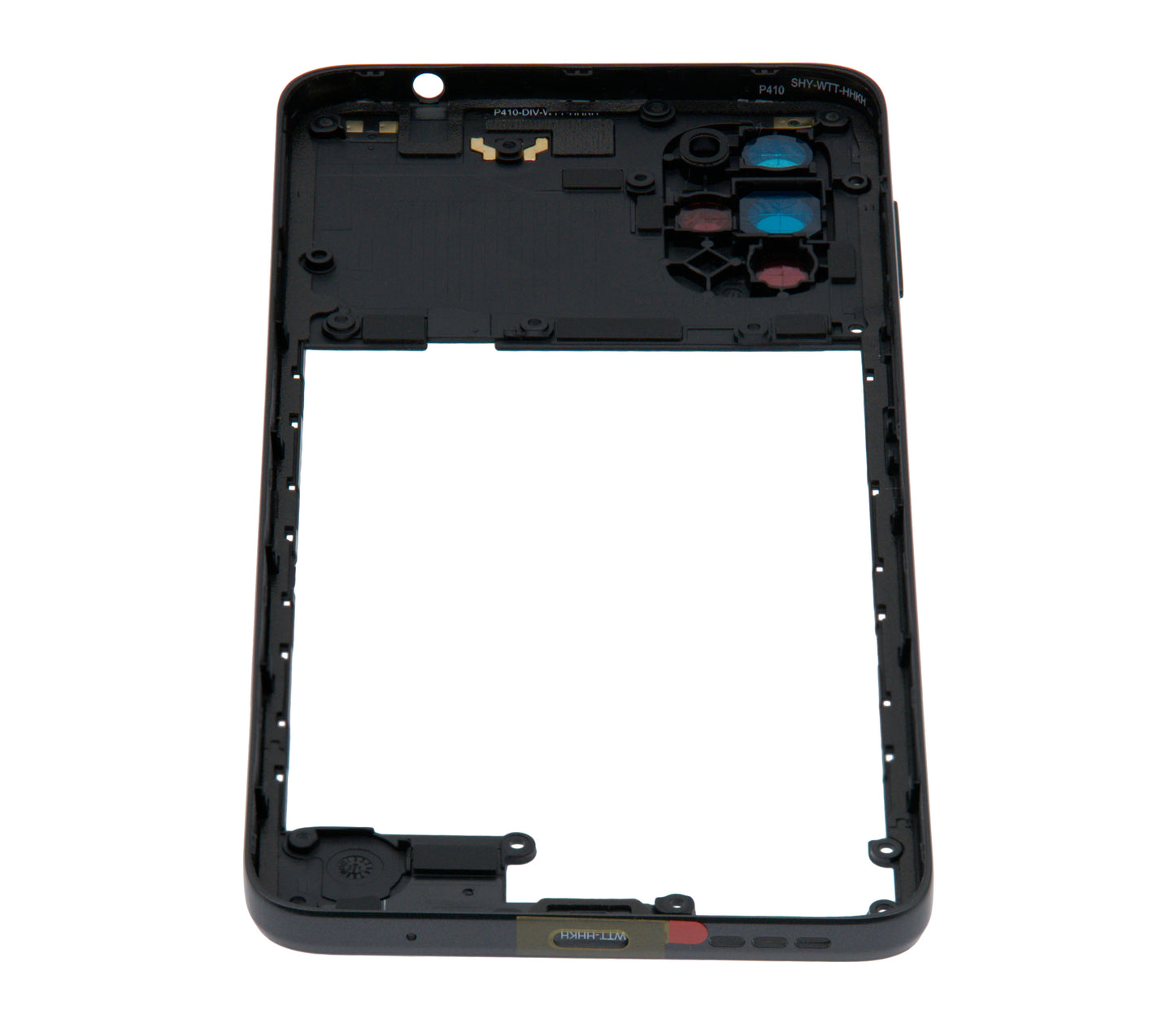 Mid-Frame Housing For Motorola Moto G22 (XT2231 / 2022) (Cosmic Black) replacement part SKU 107082110830 image 3