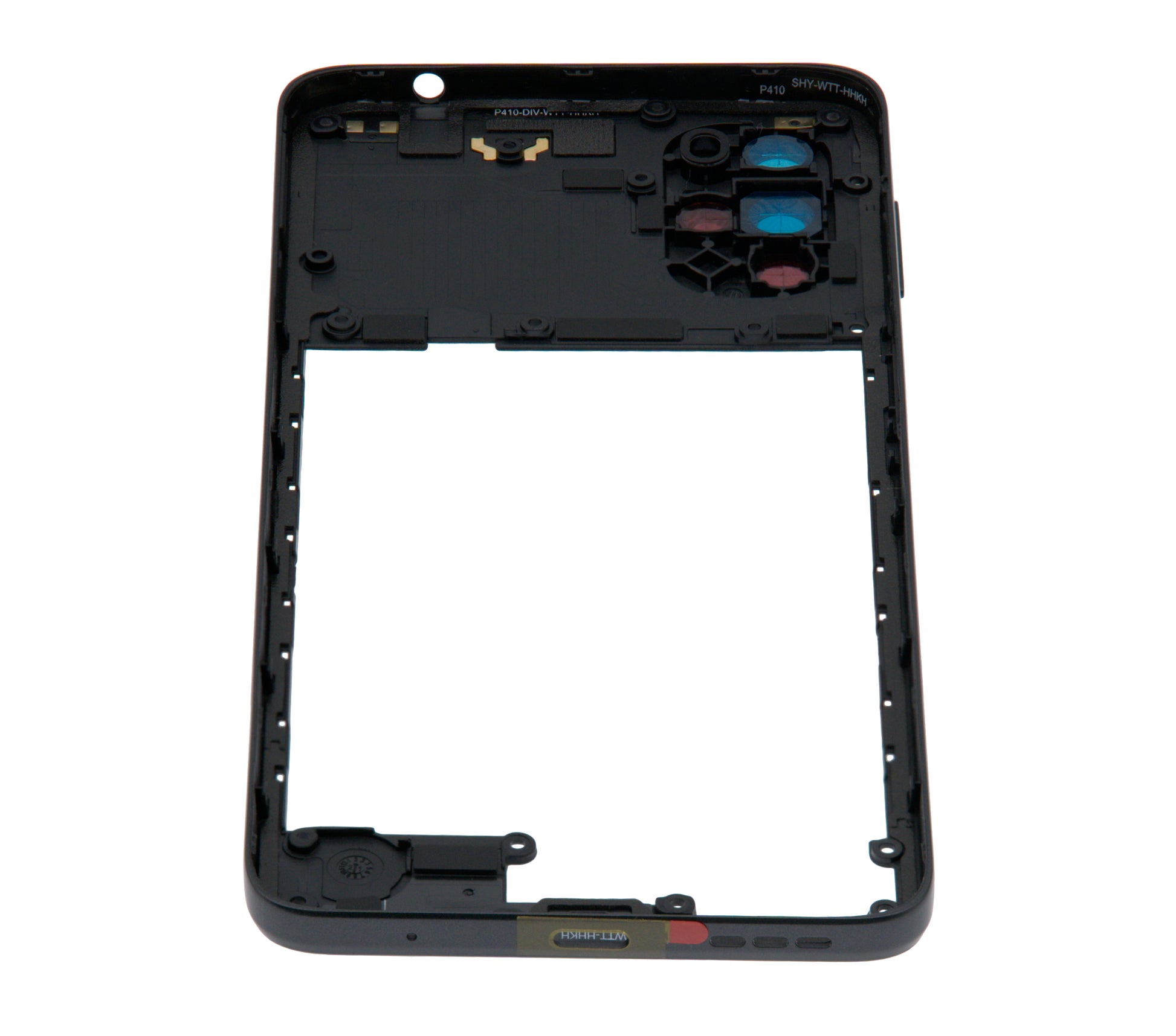 Mid-Frame Housing For Motorola Moto G22 (XT2231 / 2022) (Cosmic Black) replacement part SKU 107082110830 image 3