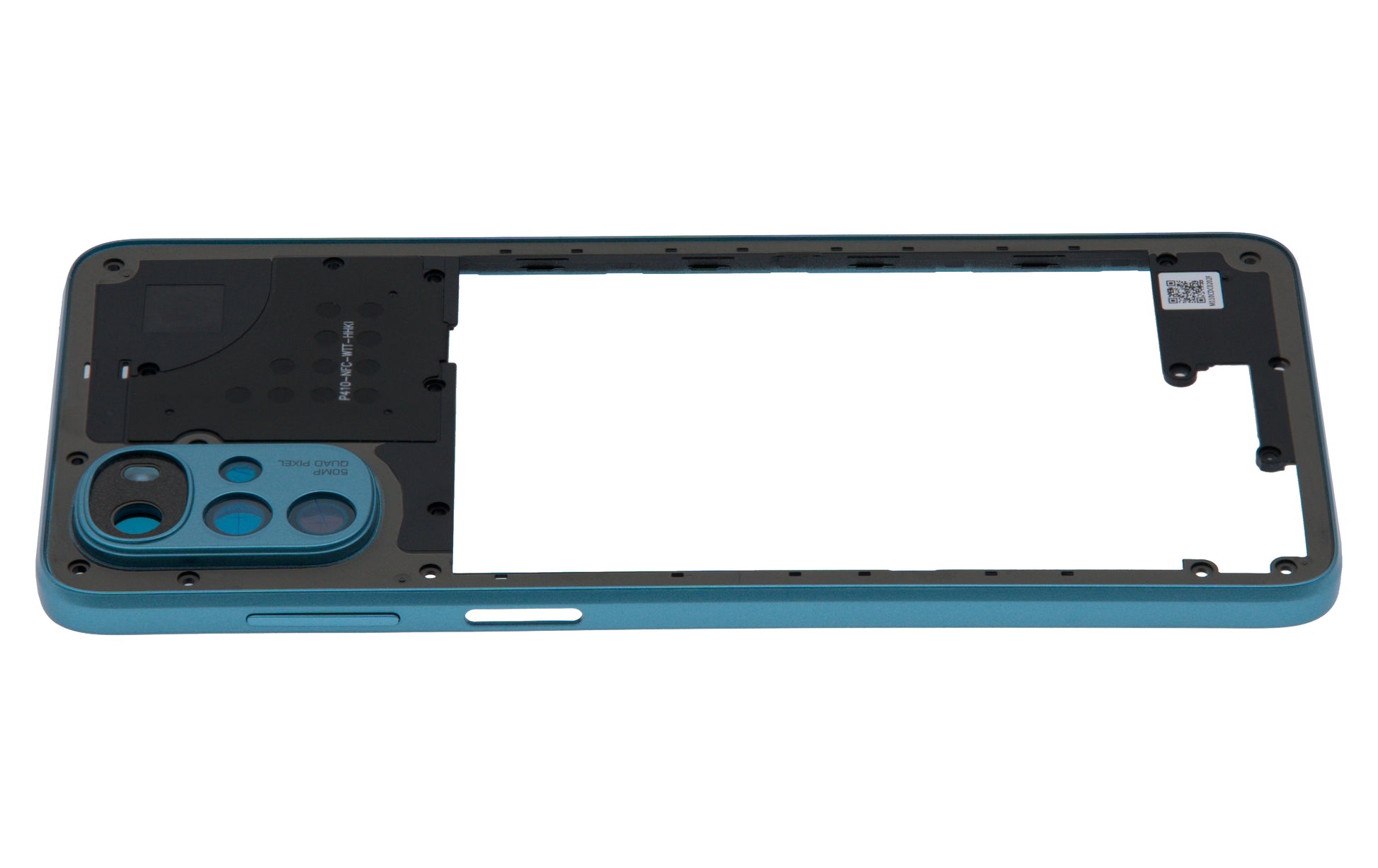 Mid-Frame Housing For Motorola Moto G22 (XT2231 / 2022) (Iceberg Blue) replacement part SKU 107082110831 image 6