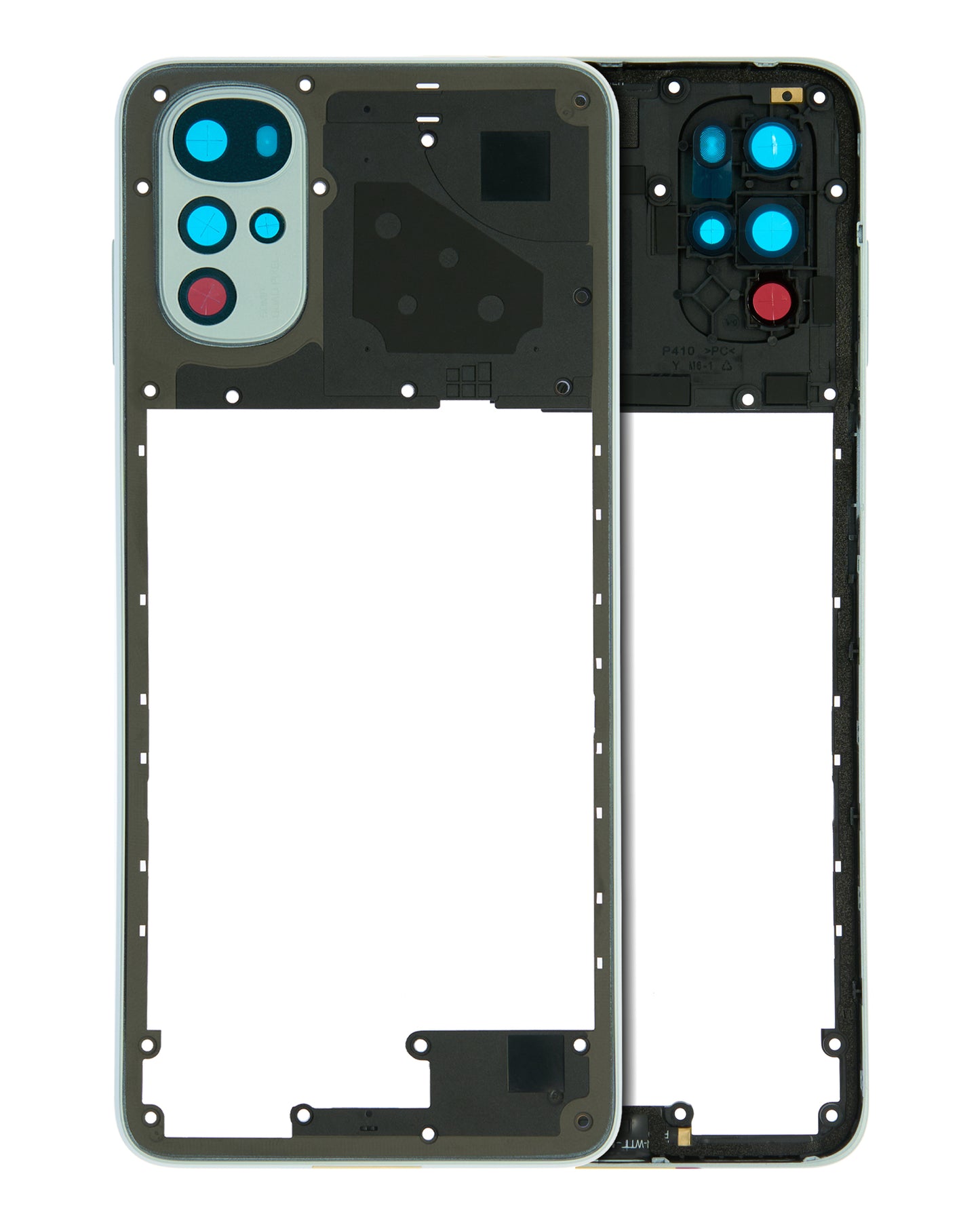 Mid-Frame Housing For Motorola Moto G22 (XT2231 / 2022) (Mint Green) replacement part SKU 107082110832 image 1