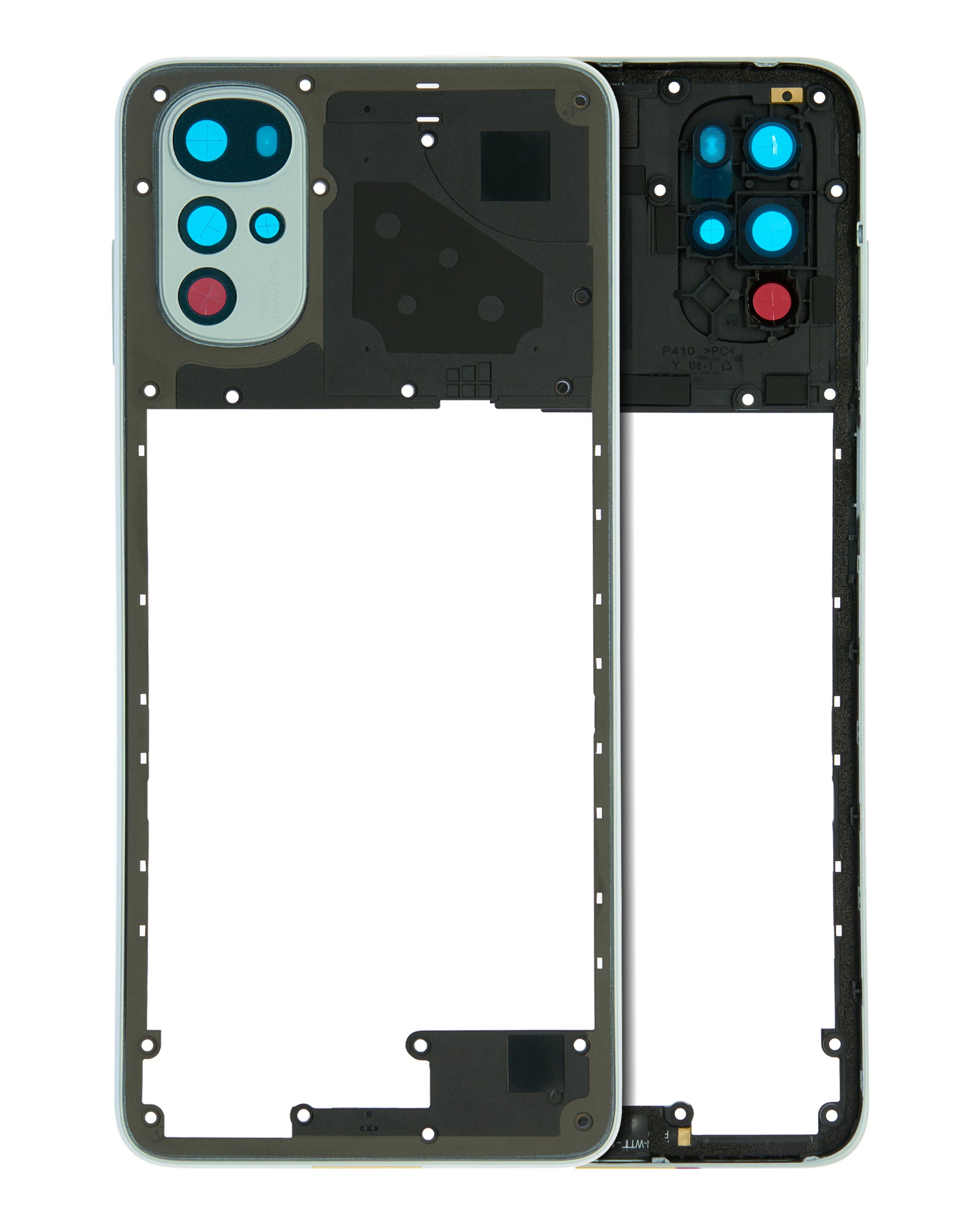 Mid-Frame Housing For Motorola Moto G22 (XT2231 / 2022) (Mint Green) replacement part SKU 107082110832 image 1