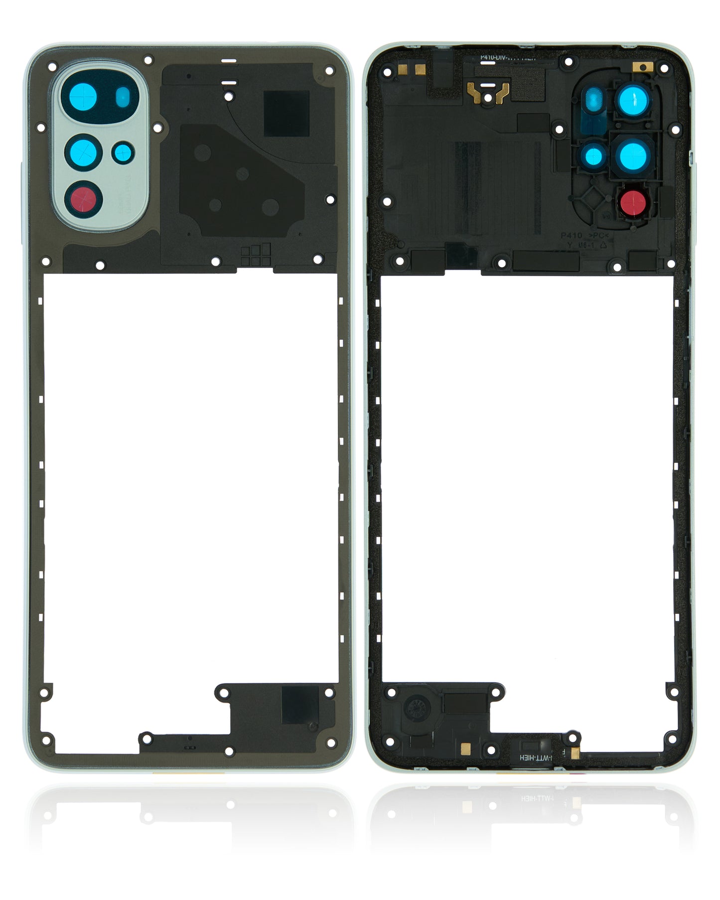 Mid-Frame Housing For Motorola Moto G22 (XT2231 / 2022) (Mint Green) replacement part SKU 107082110832 image 8