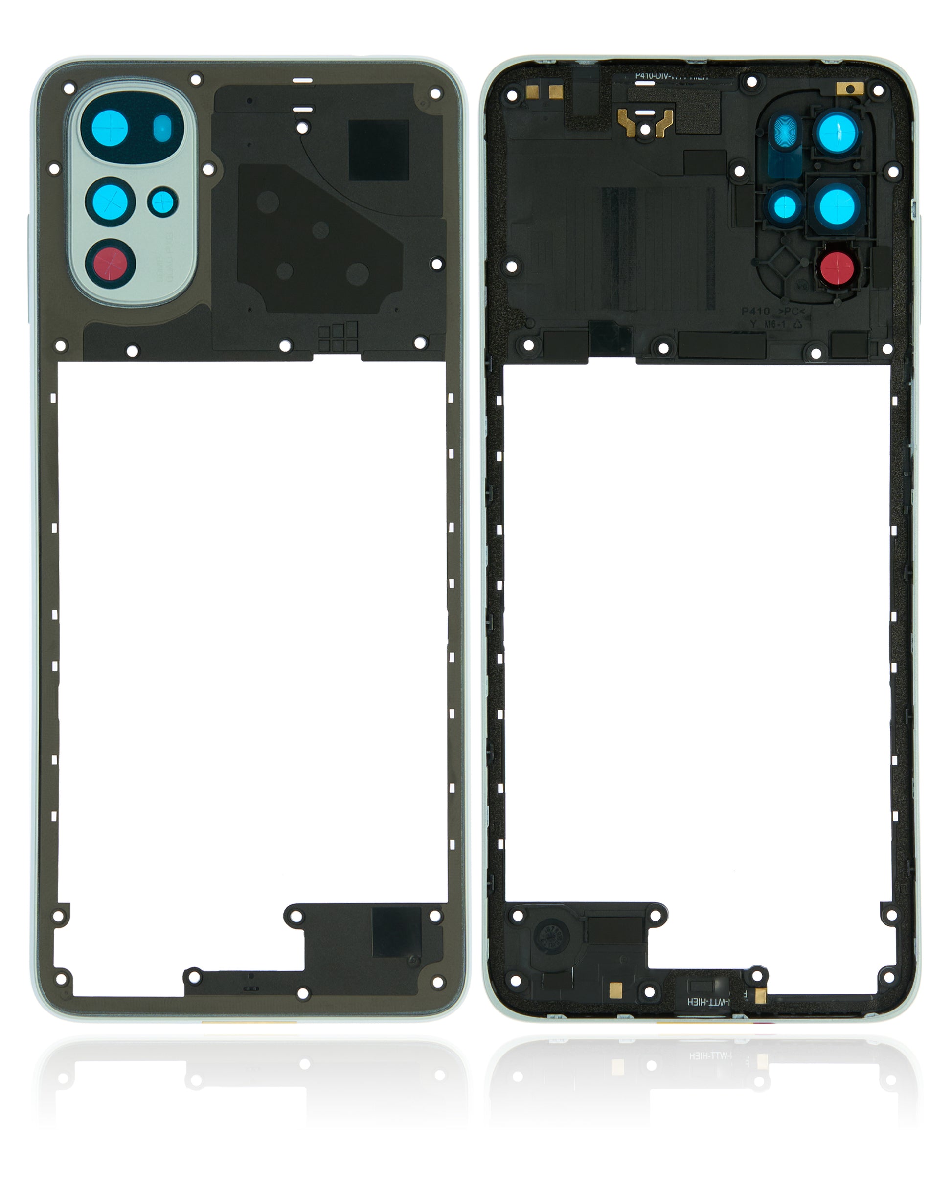 Mid-Frame Housing For Motorola Moto G22 (XT2231 / 2022) (Mint Green) replacement part SKU 107082110832 image 8