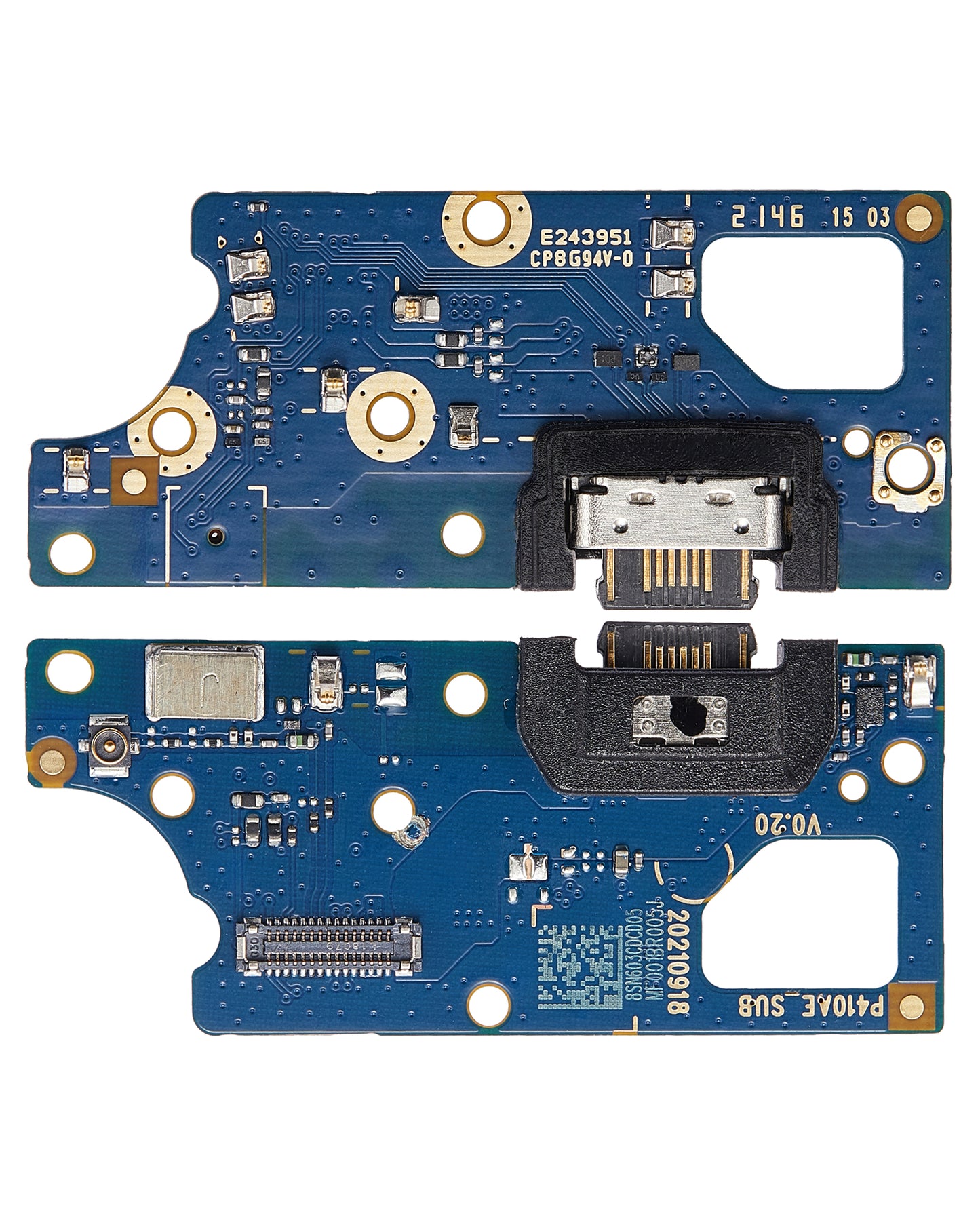 Charging Port Board For Motorola Moto G22 (XT2231 / 2022) (Premium) replacement part SKU 107082110834 image 2