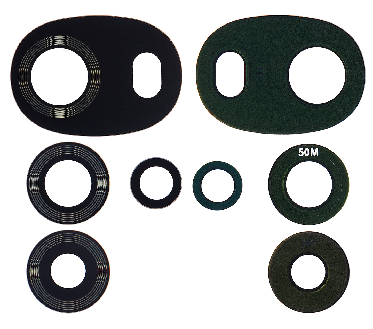 Back Camera Lens (Glass Only) For Motorola Moto G22 (XT2231 / 2022) (4 Piece Set) replacement part SKU 107082110843 image 2