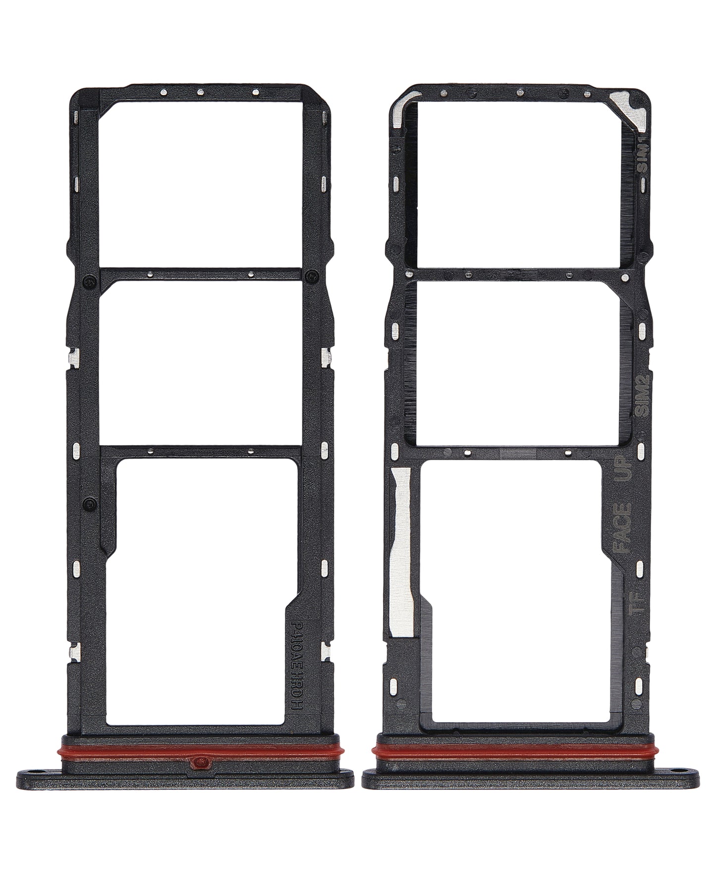 Dual Sim Card Tray For Motorola Moto G22 (XT2231 / 2022) (Cosmic Black) replacement part SKU 107082110844 image 2