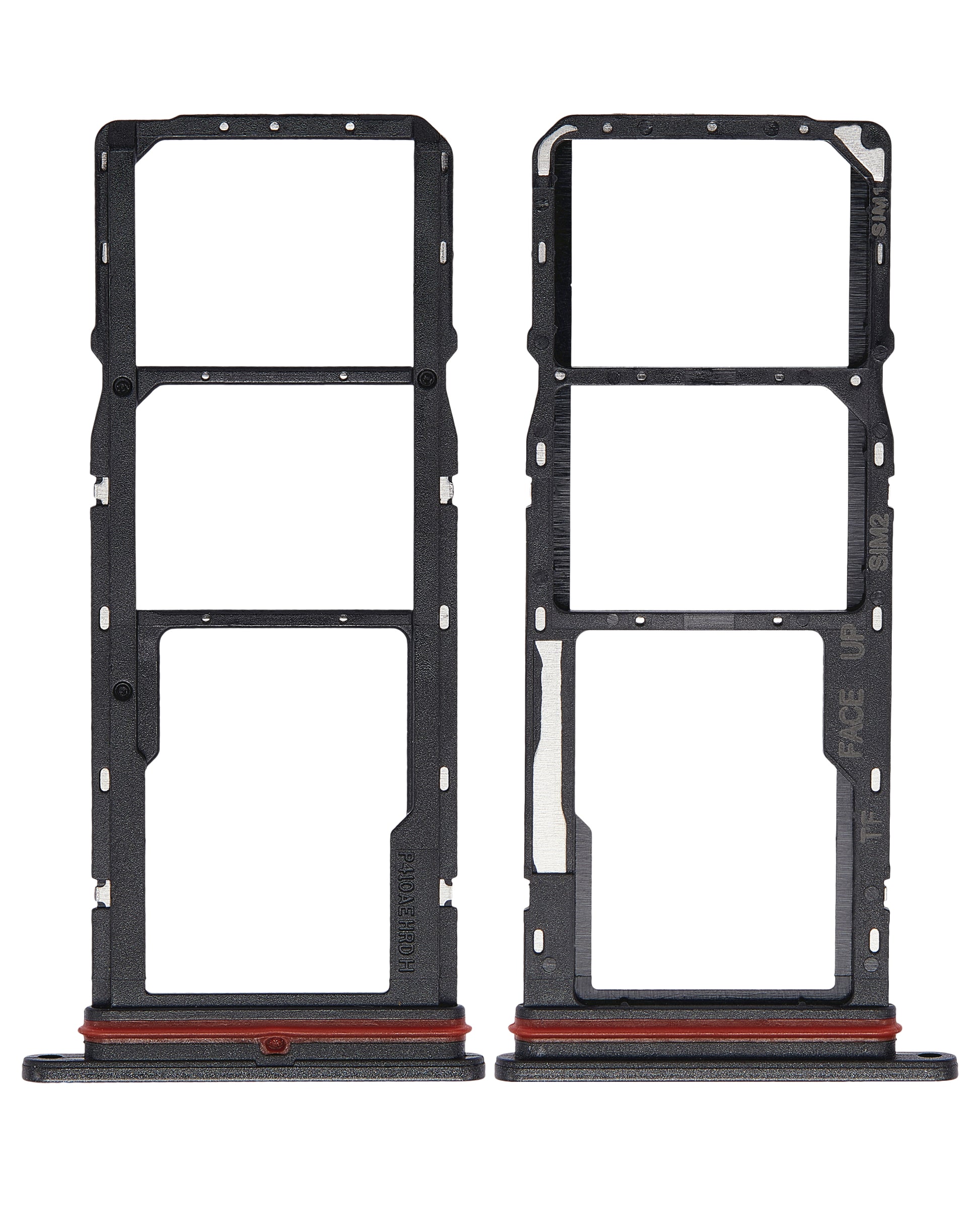 Dual Sim Card Tray For Motorola Moto G22 (XT2231 / 2022) (Cosmic Black) replacement part SKU 107082110844 image 2