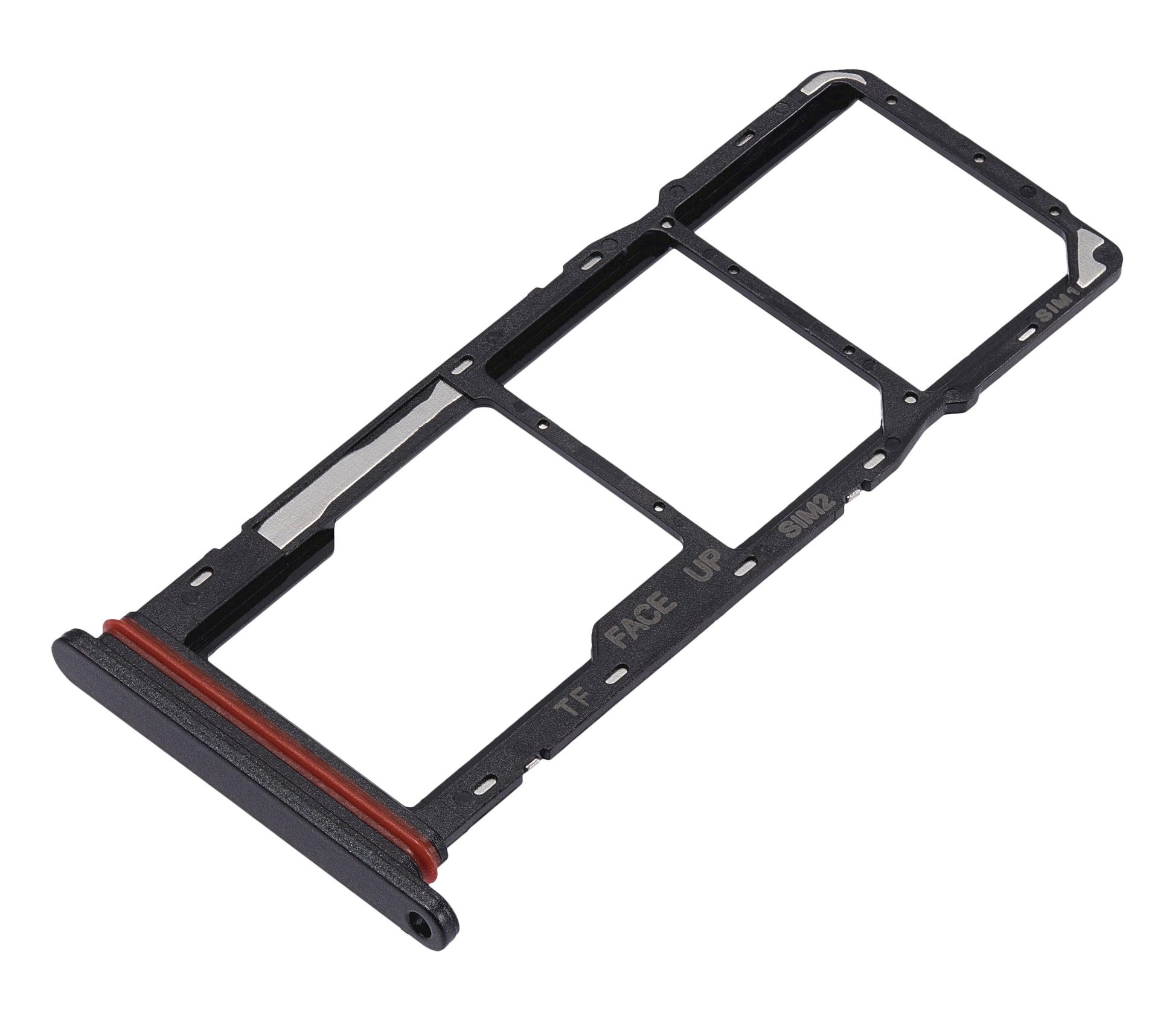 Dual Sim Card Tray For Motorola Moto G22 (XT2231 / 2022) (Cosmic Black) replacement part SKU 107082110844 image 4