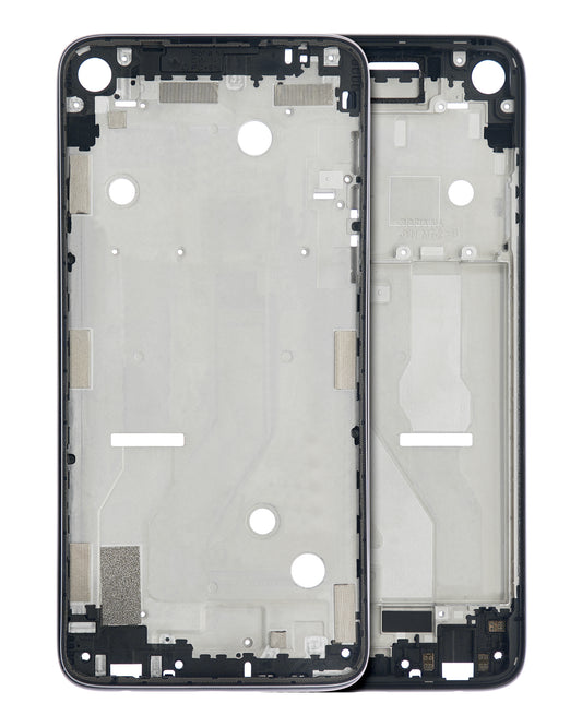 Mid-Frame Housing For Motorola Moto G Power (XT2041-4 / XT2041-6 / XT2041-7 / XT2041DL / 2020) (Smoke Black) | compatible mobile phone replacement part | SKU 107082110848 | product image 1