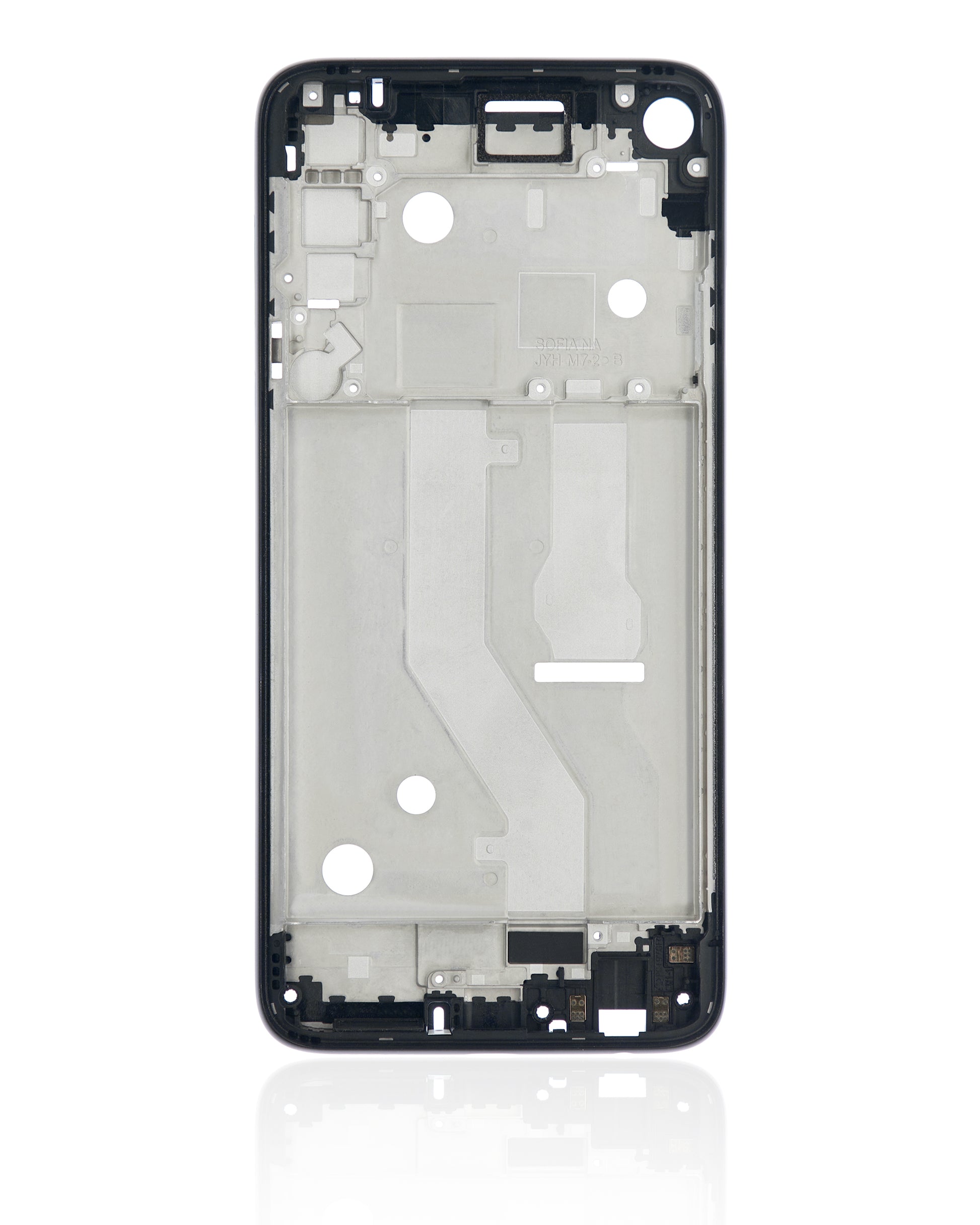 Mid-Frame Housing For Motorola Moto G Power (XT2041-4 / XT2041-6 / XT2041-7 / XT2041DL / 2020) (Smoke Black) | compatible mobile phone replacement part | SKU 107082110848 | product image 2