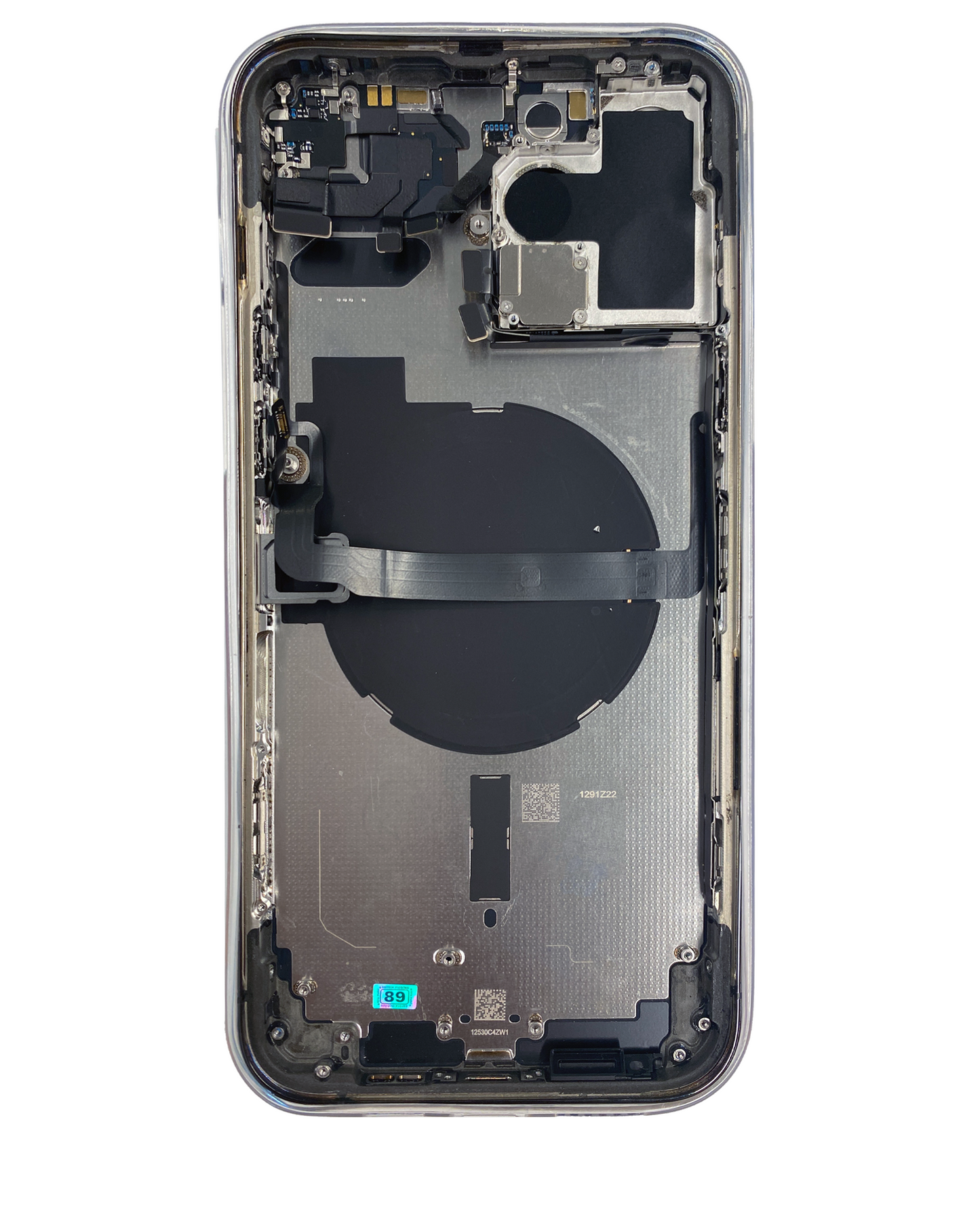 Back Housing W/ Small Parts For iPhone 13 Pro Max (US Version) (Used OEM Pull: Grade B) (Graphite)
