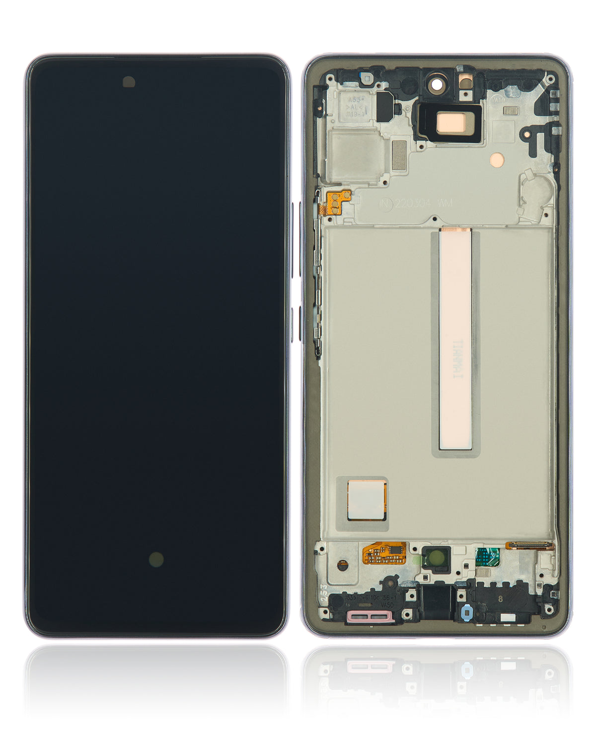 OLED Assembly With Frame For Samsung Galaxy A53 5G ( A536 / 2022) (Refurbished) (Black) - product image 7