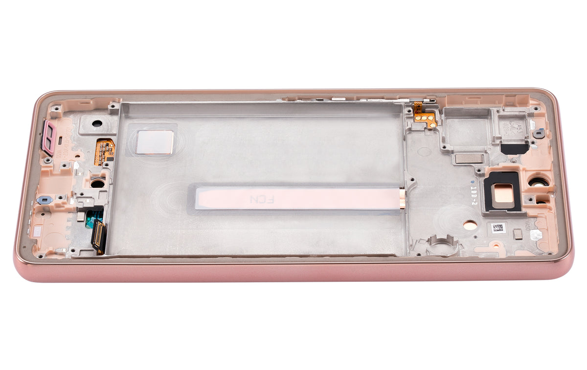 OLED Assembly With Frame For Samsung Galaxy A53 5G (A536 / 2022) (Service Pack) (Peach) - product image 8