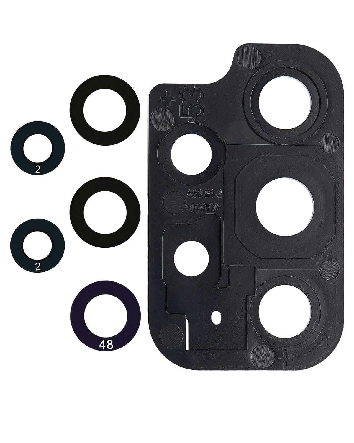 Back Camera Lens With Bracket / Bezel For Samsung Galaxy A53 5G (A536 / 2022) - product image 2