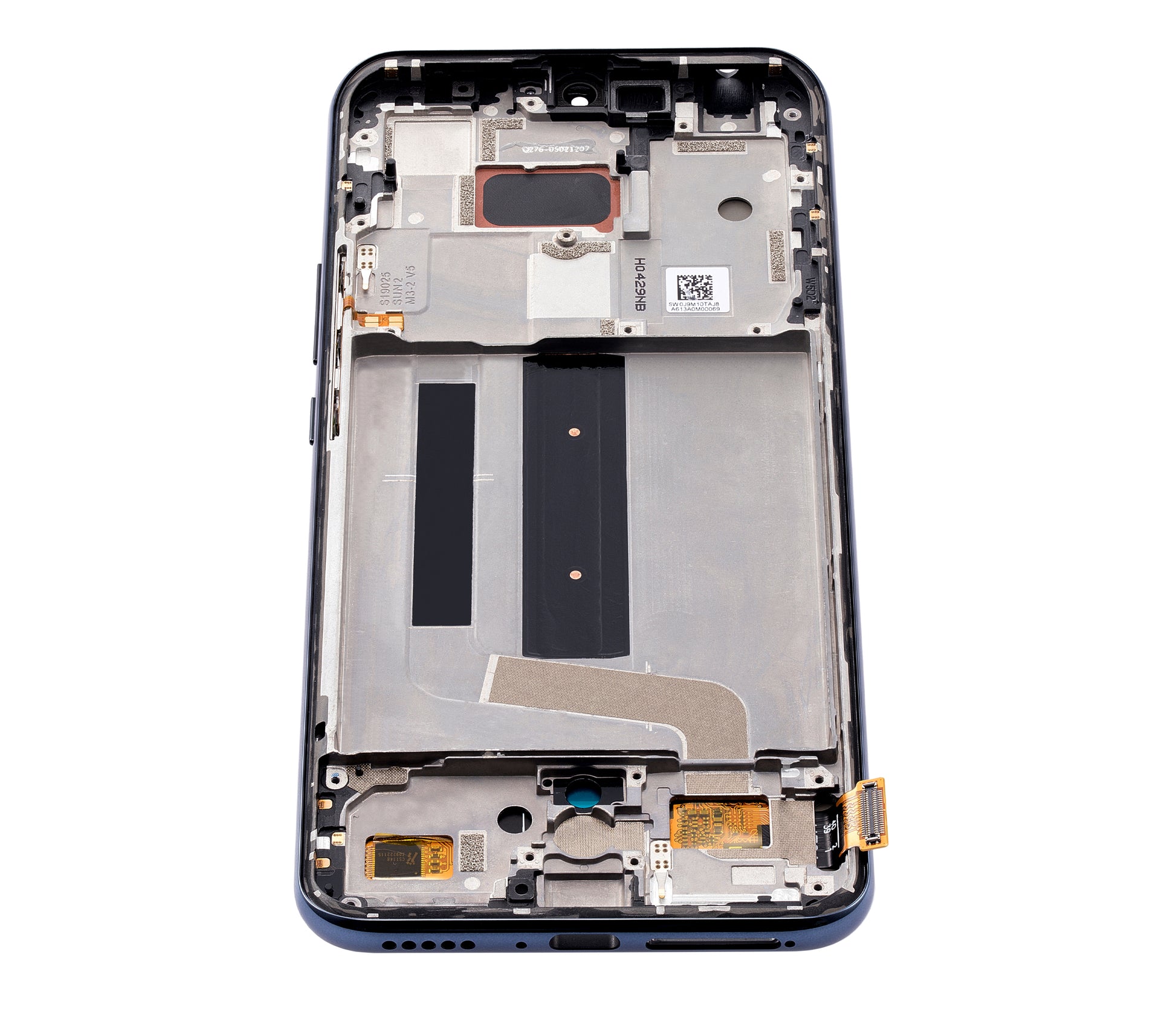 OLED Assembly With Frame For Xiaomi Mi 10 Lite 5G (Aftermarket Plus) (Cosmic Gray) - compatible device spare part image SKU 107082113403 - image 3
