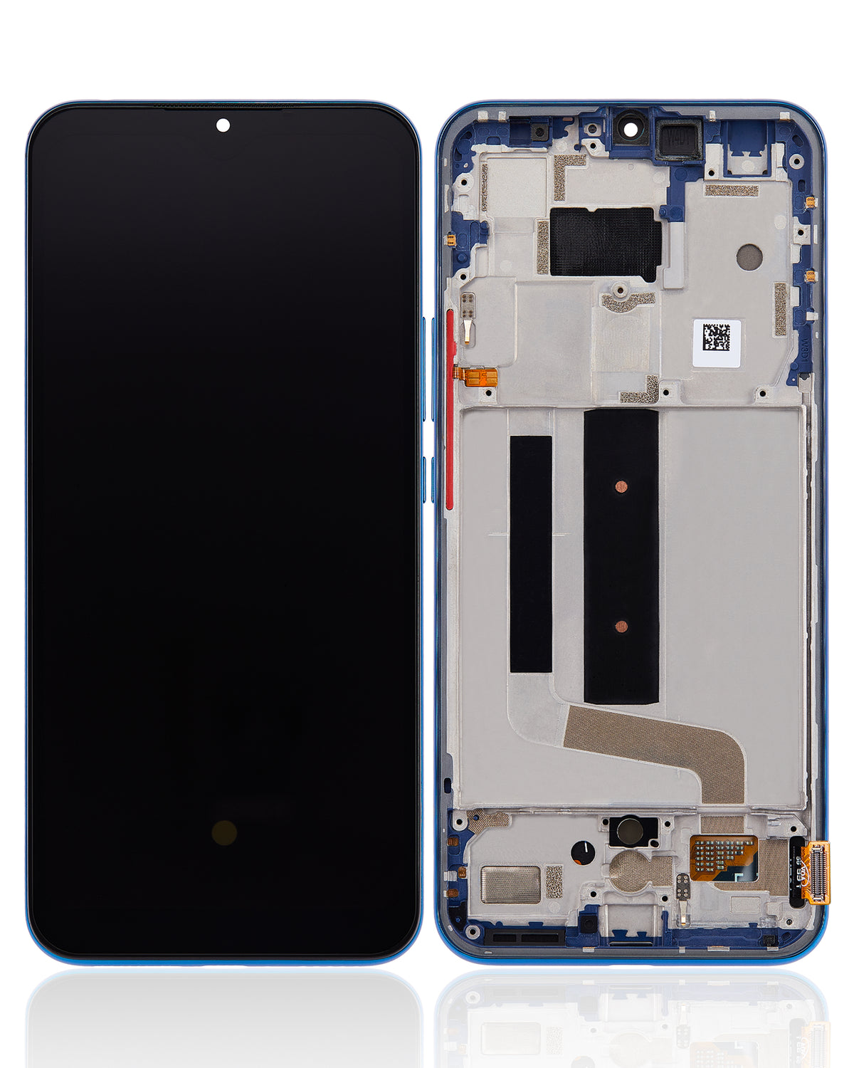 OLED Assembly With Frame For Xiaomi Mi 10 Lite 5G (Aftermarket Plus) (Aurora Blue) - replacement component listing image SKU 107082113405 - image 7