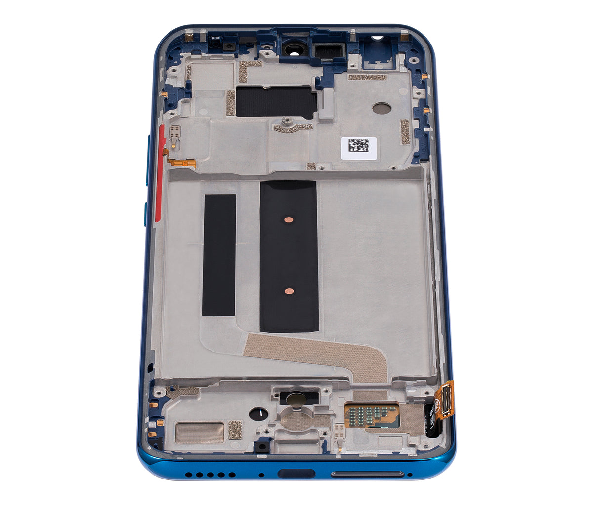OLED Assembly With Frame For Xiaomi Mi 10 Lite 5G (Aftermarket Plus) (Aurora Blue) - compatible device spare part image SKU 107082113405 - image 3