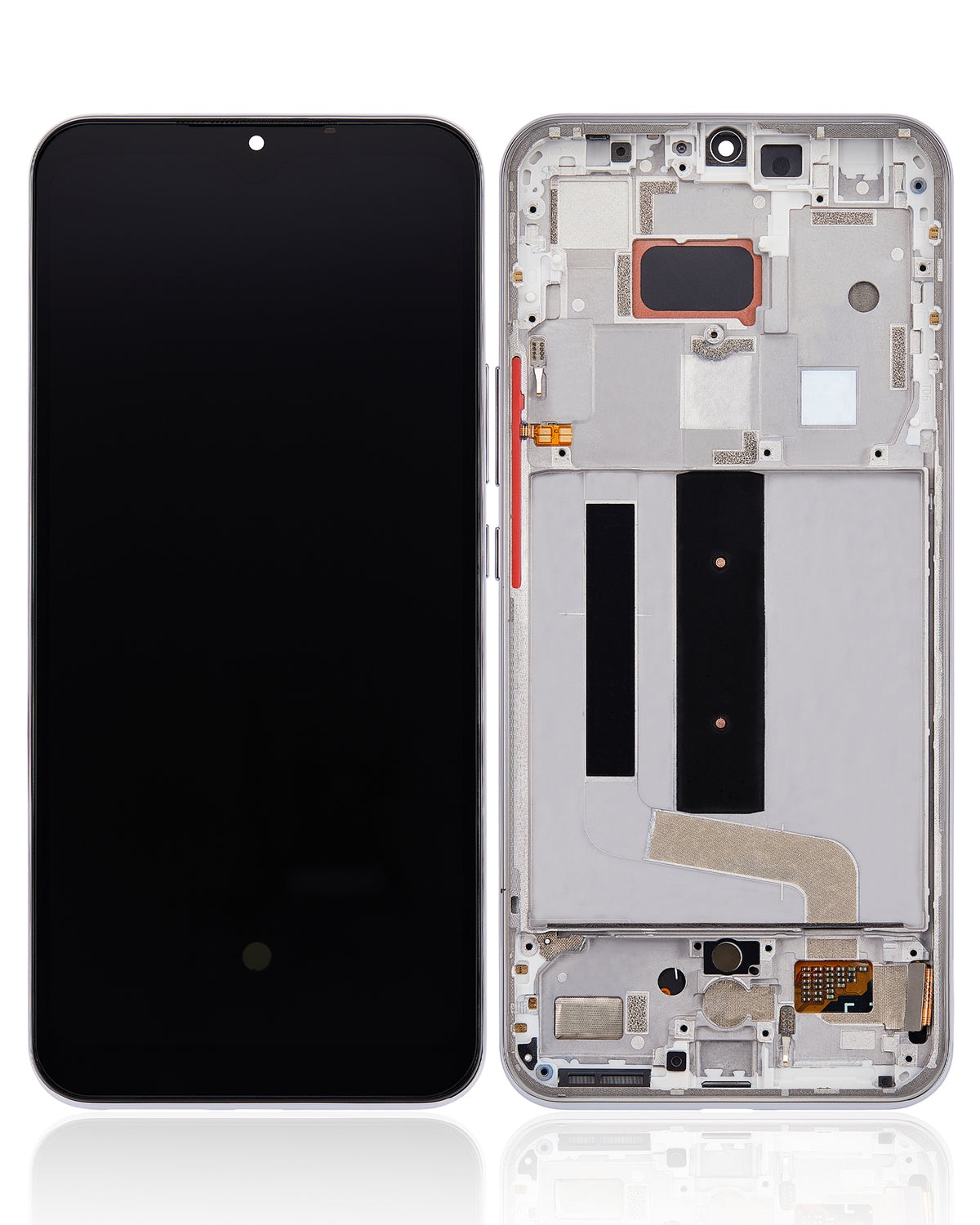 OLED Assembly With Frame For Xiaomi Mi 10 Lite 5G (Aftermarket Plus) (Dream White) - replacement component listing image SKU 107082113406 - image 7