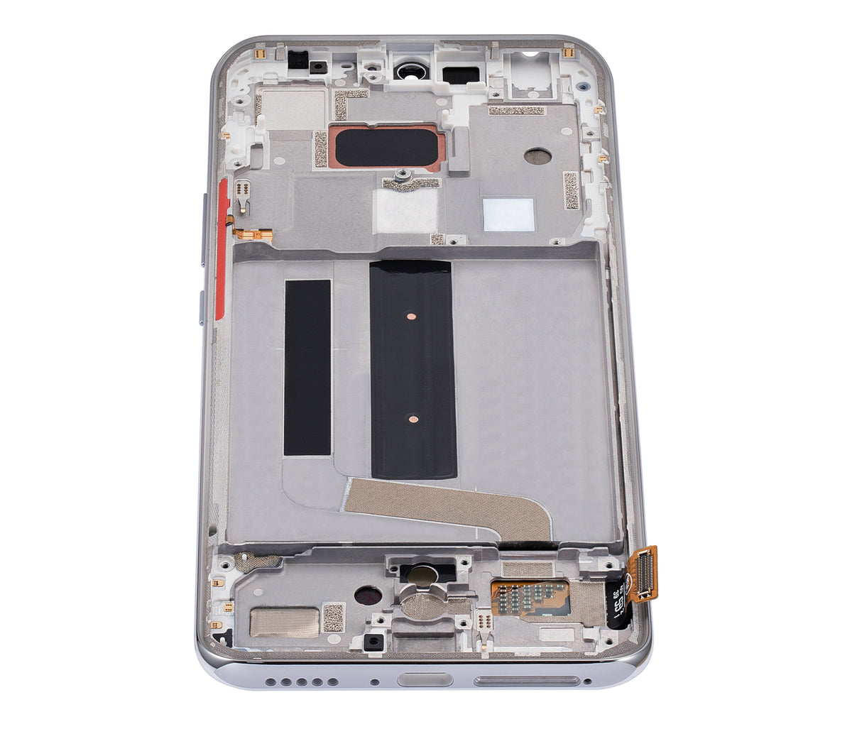 OLED Assembly With Frame For Xiaomi Mi 10 Lite 5G (Aftermarket Plus) (Dream White) - compatible device spare part image SKU 107082113406 - image 3