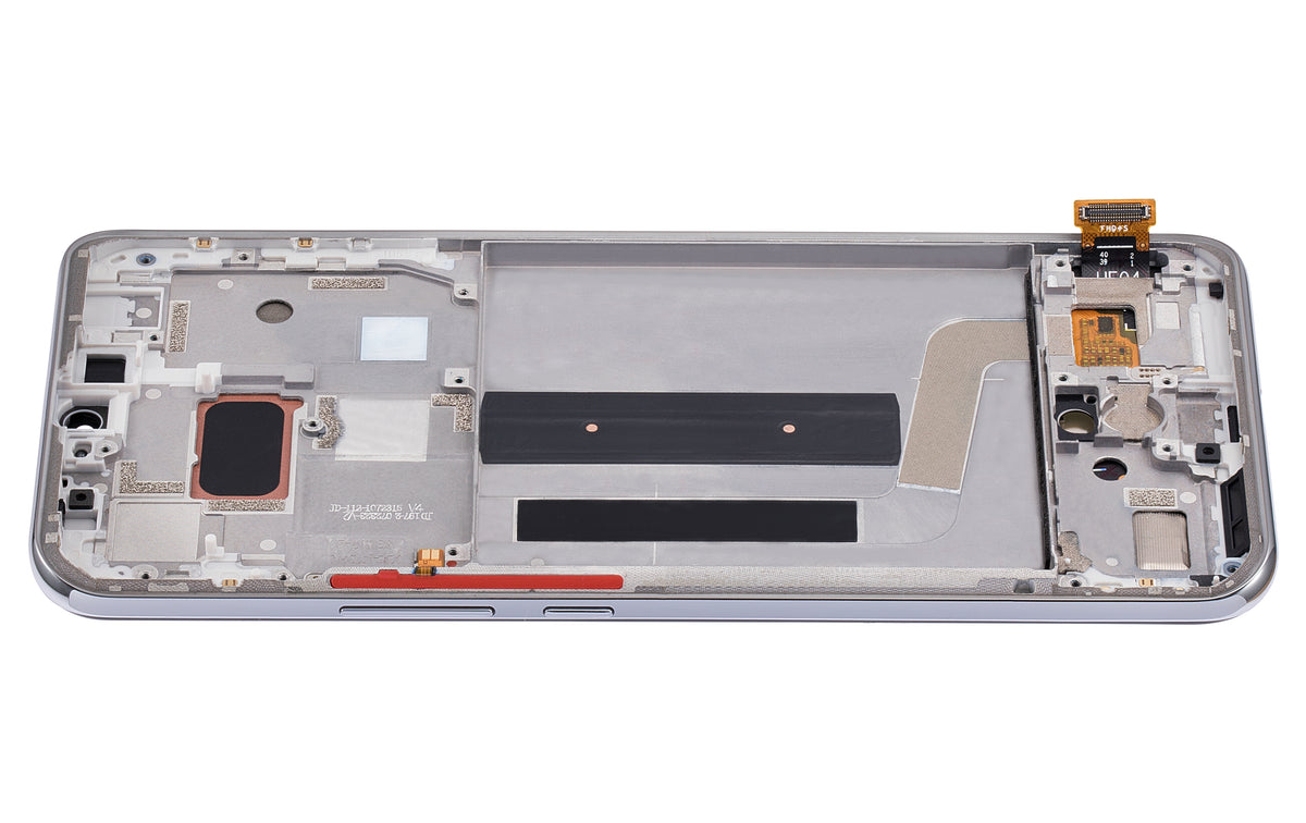 OLED Assembly With Frame For Xiaomi Mi 10 Lite 5G (Refurbished) (Dream White) - mobile repair replacement component SKU 107082113407 - image 4