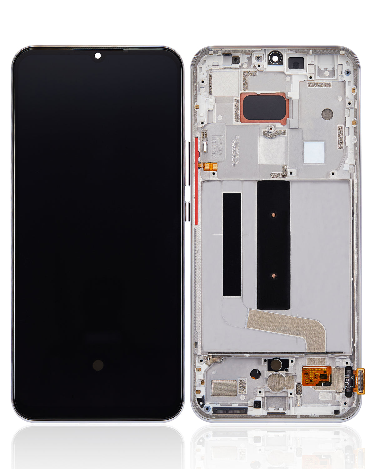 OLED Assembly With Frame For Xiaomi Mi 10 Lite 5G (Refurbished) (Dream White) - device repair spare component image SKU 107082113407 - image 6