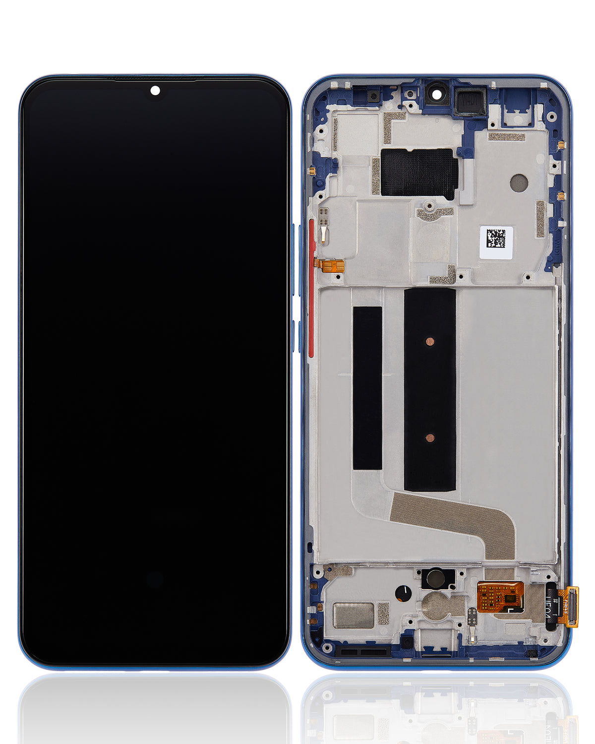 OLED Assembly With Frame For Xiaomi Mi 10 Lite 5G (Refurbished) (Aurora Blue) - device repair spare component image SKU 107082113408 - image 6