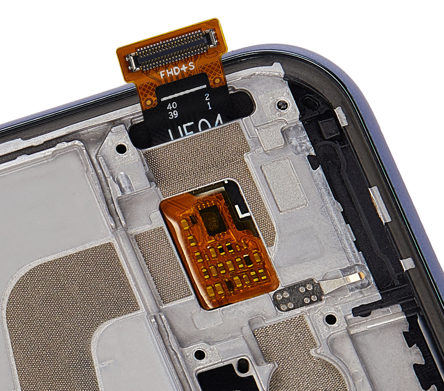 OLED Assembly With Frame For Xiaomi Mi 10 Lite 5G (Refurbished) (Cosmic Gray) - mobile repair replacement component SKU 107082113409 - image 4