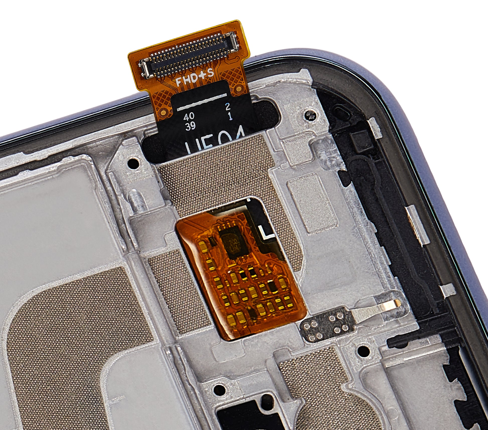 OLED Assembly With Frame For Xiaomi Mi 10 Lite 5G (Refurbished) (Cosmic Gray) - mobile repair replacement component SKU 107082113409 - image 4
