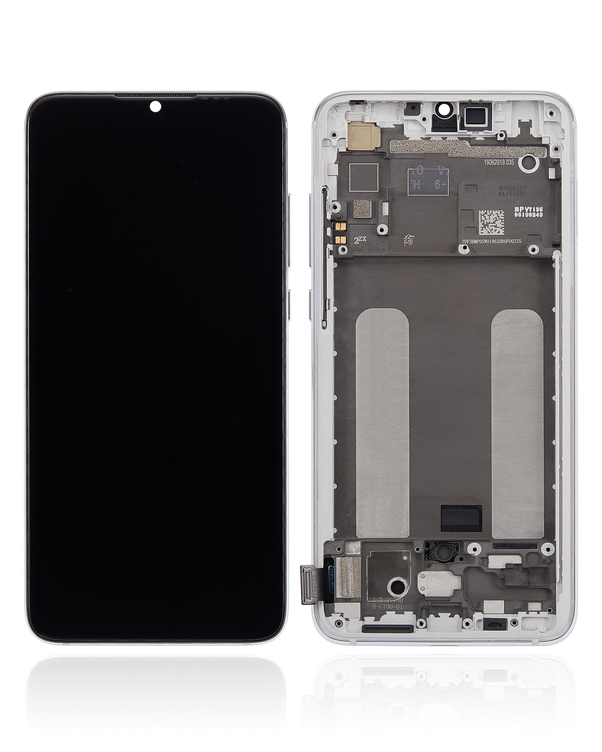 LCD Assembly With Frame For Xiaomi Mi 9 Lite / CC9 (Aftermarket: Incell) (Pearl White) - device repair spare component image SKU 107082113502 - image 6