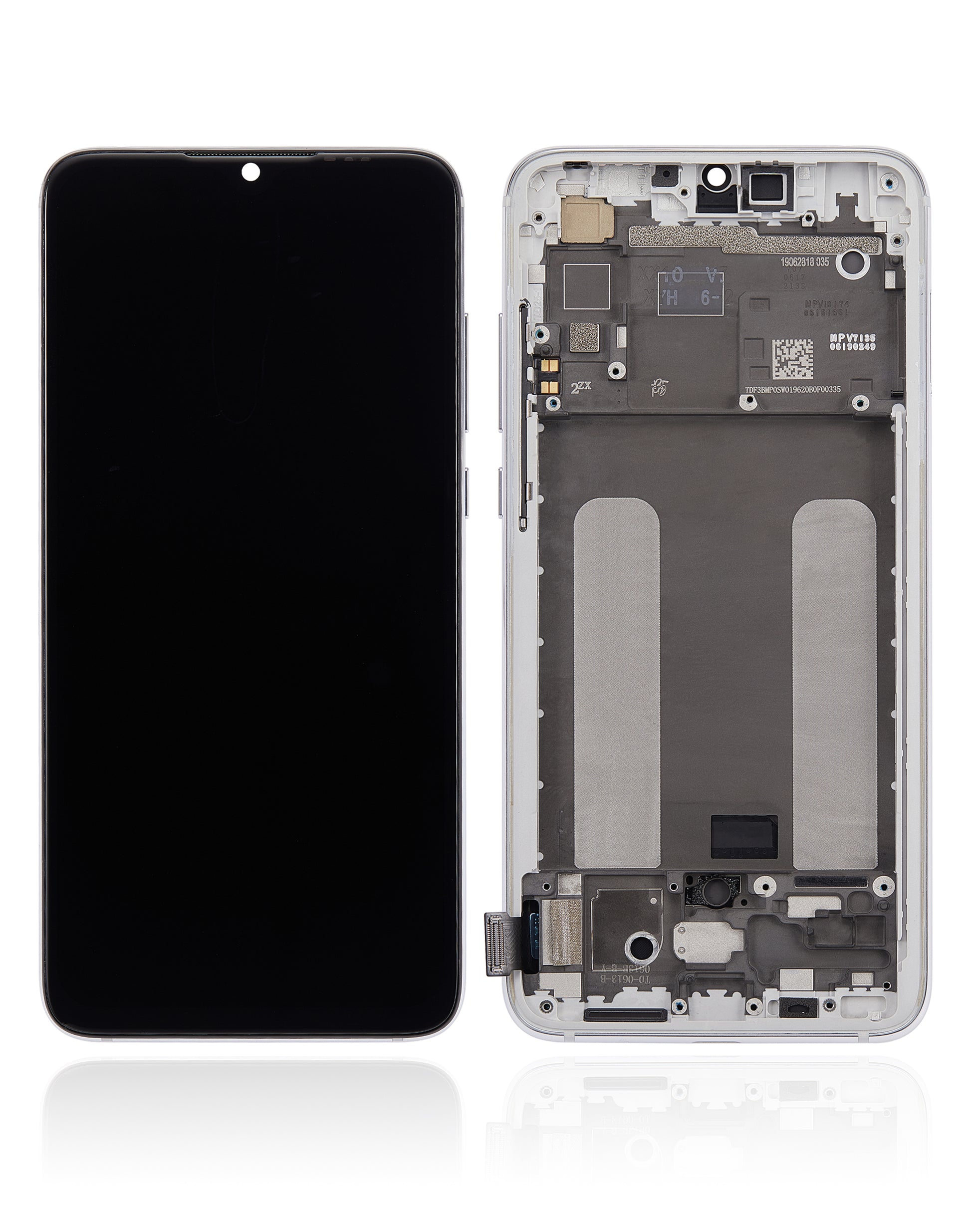 LCD Assembly With Frame For Xiaomi Mi 9 Lite / CC9 (Aftermarket: Incell) (Pearl White) - device repair spare component image SKU 107082113502 - image 6